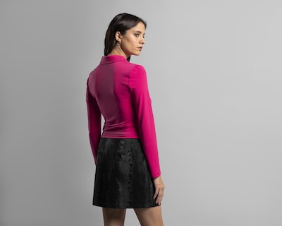Foto 3 | Blusa Thinner Manga Larga y Zurcido