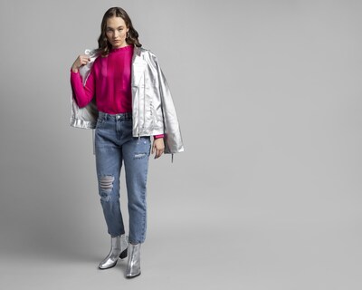 Foto 2 | Blusa Thinner Rosa con Manga Larga