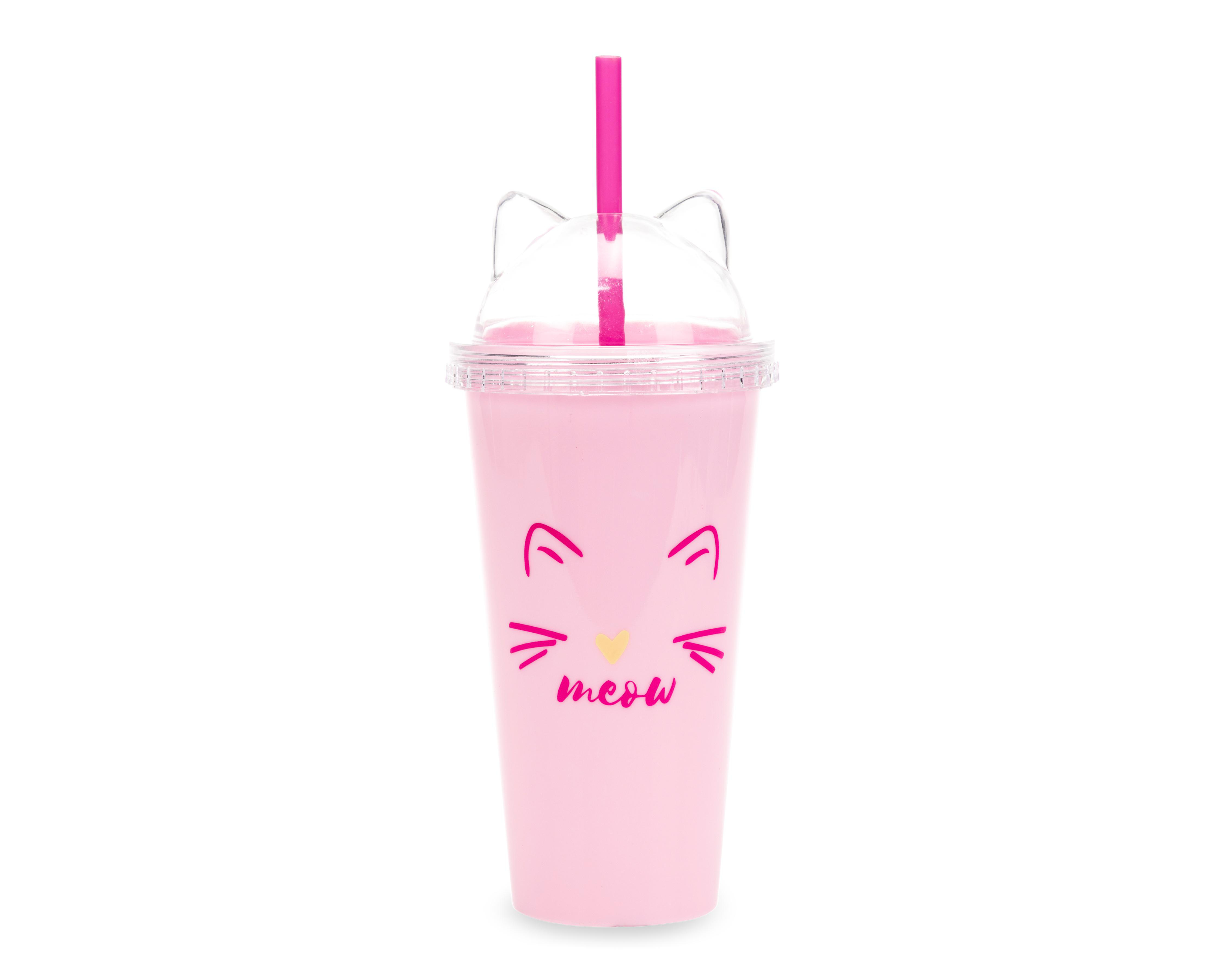 Vaso 18 Forever con Tapa y Popote