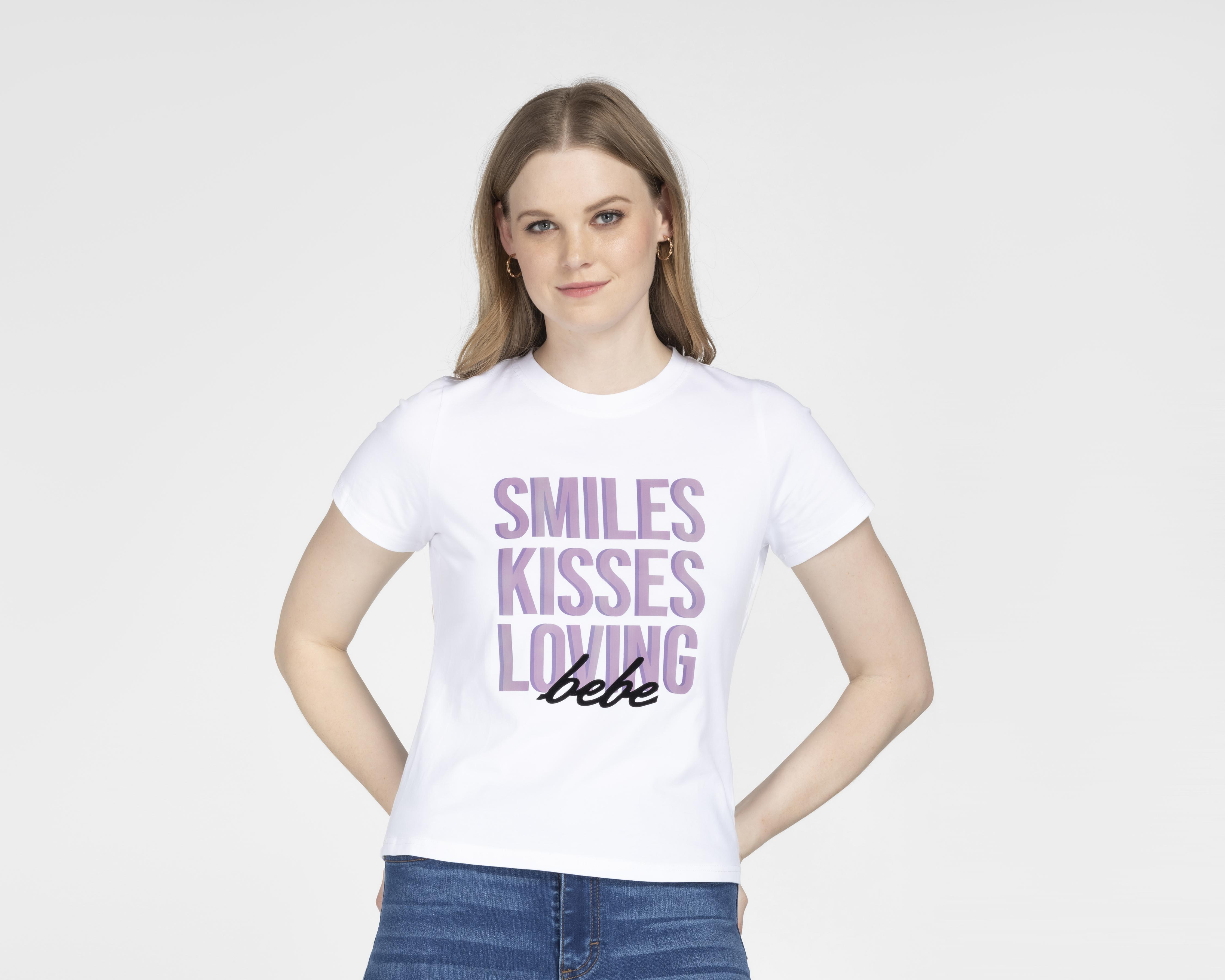 Playera Bebe Manga Corta con Estampado
