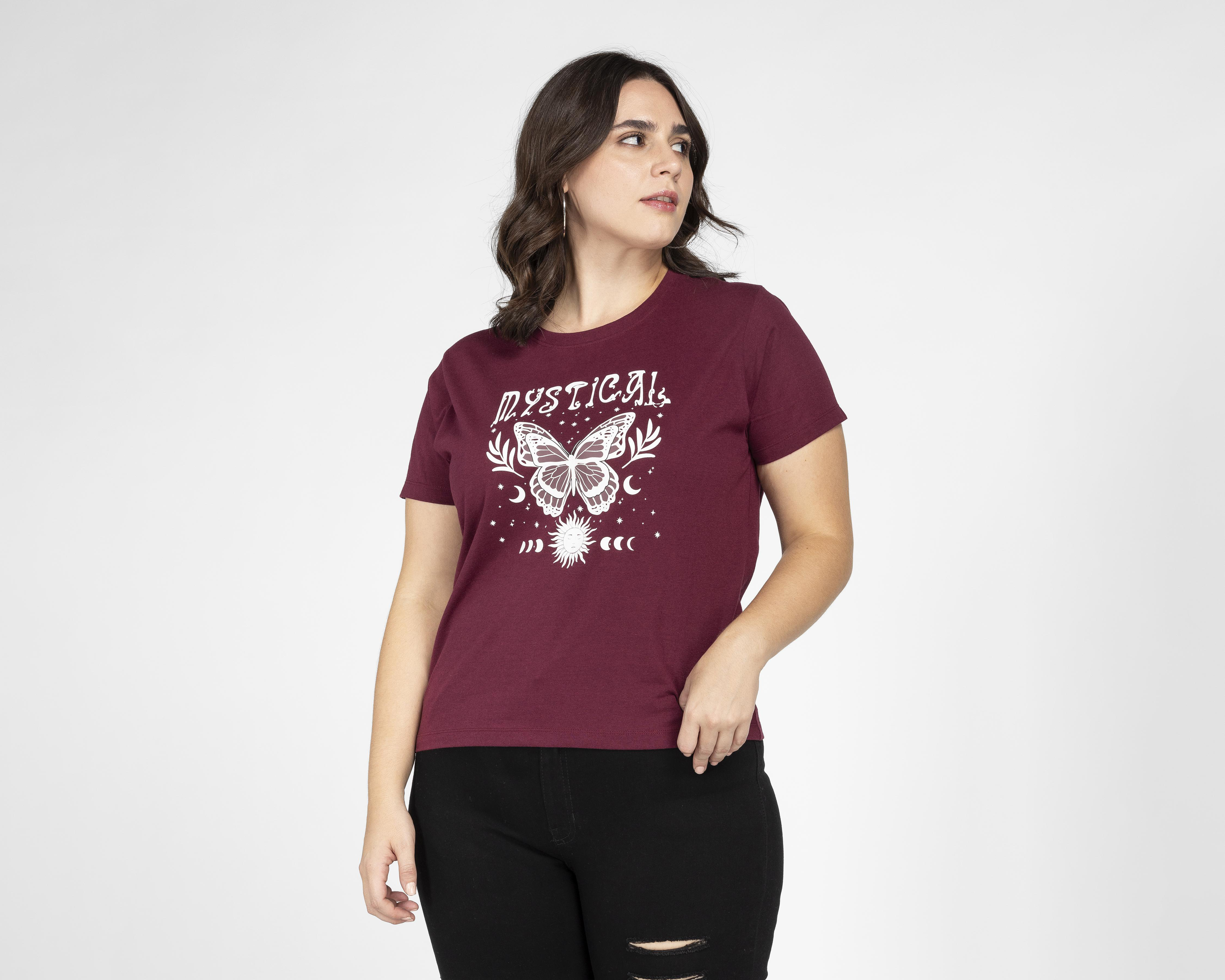 Foto 4 | Playera Refill Juvenil Manga Corta