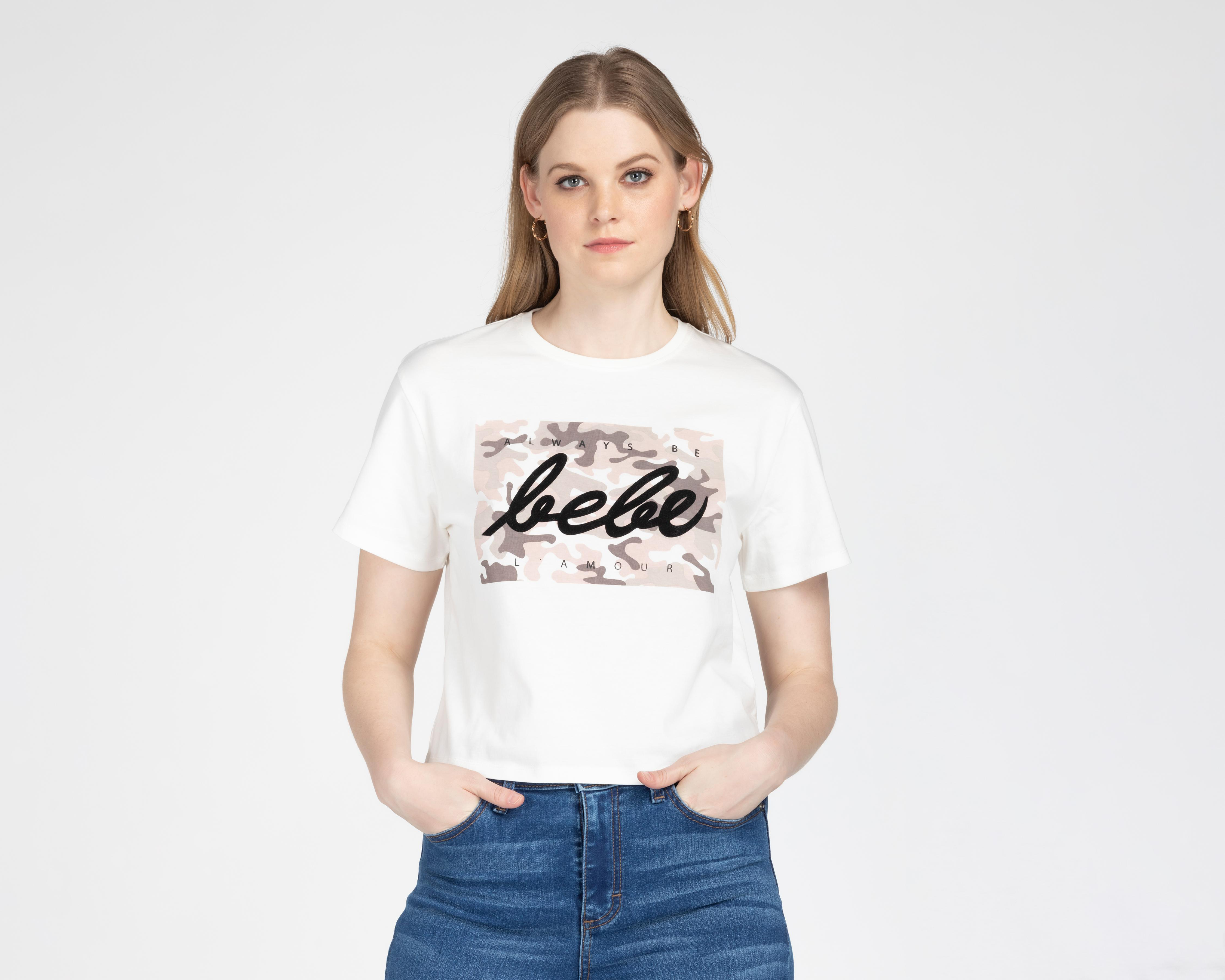 Foto 1 | Playera Bebe Manga Corta con Estampado