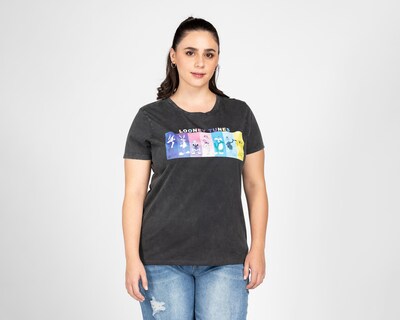 Foto 4 | Playera Looney Tunes DTR Juvenil Estampada