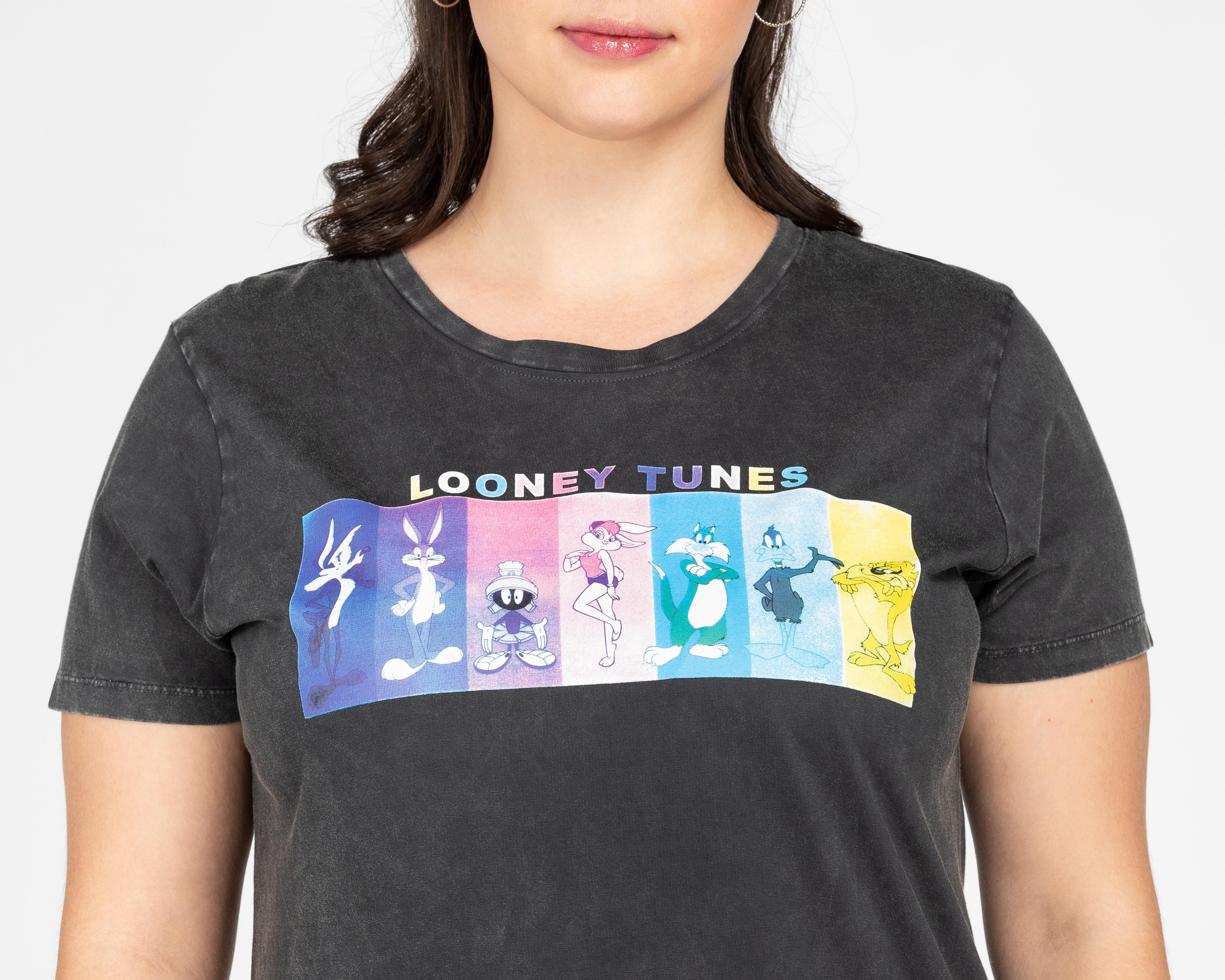 Foto 6 | Playera Looney Tunes DTR Juvenil Estampada