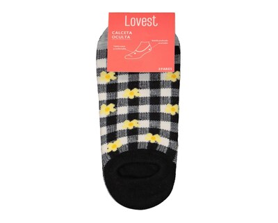 Foto 3 | Calcetas Invisibles Lovest para Mujer 3 Pares