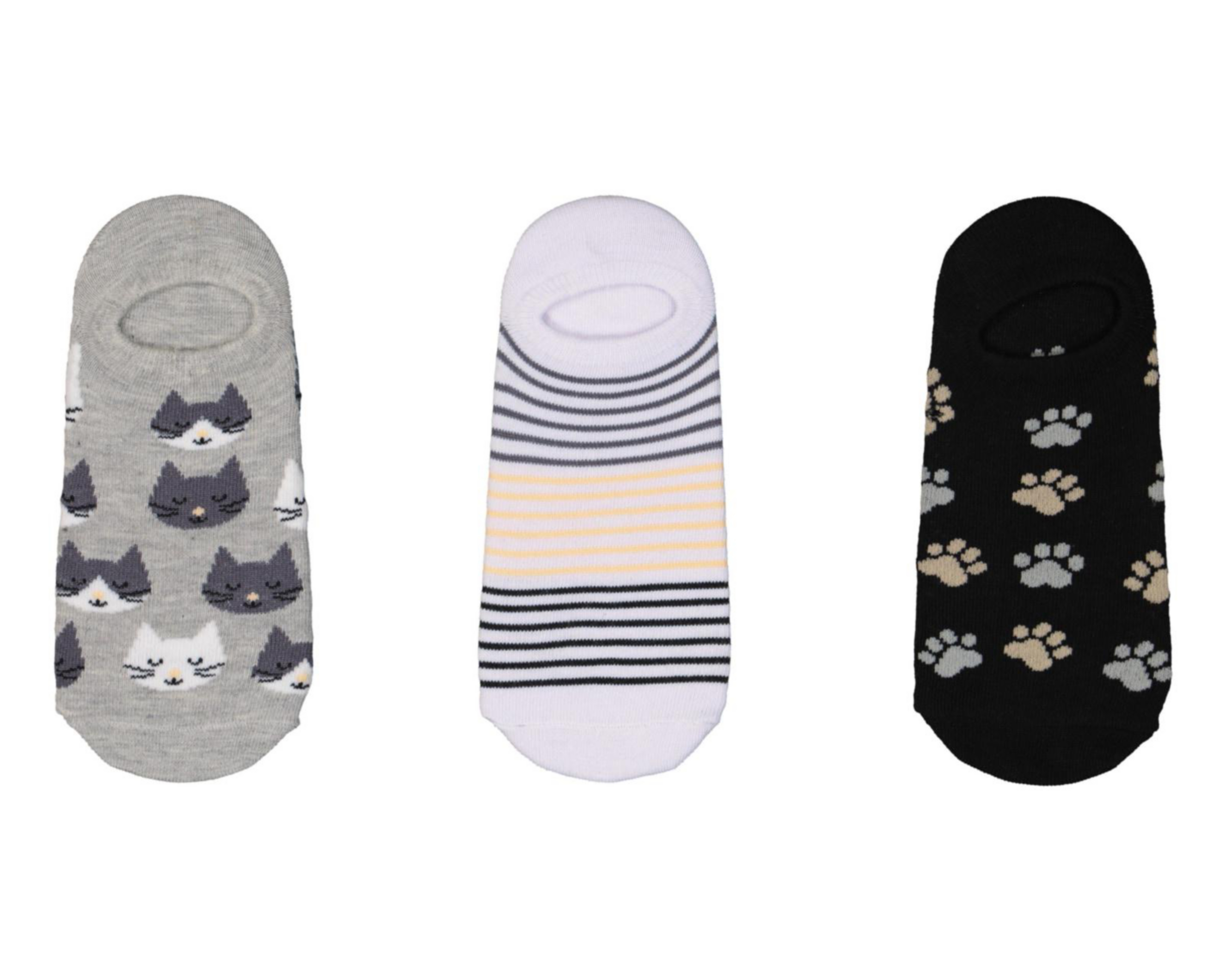 Calcetas Invisibles Lovest para Mujer 3 Pares
