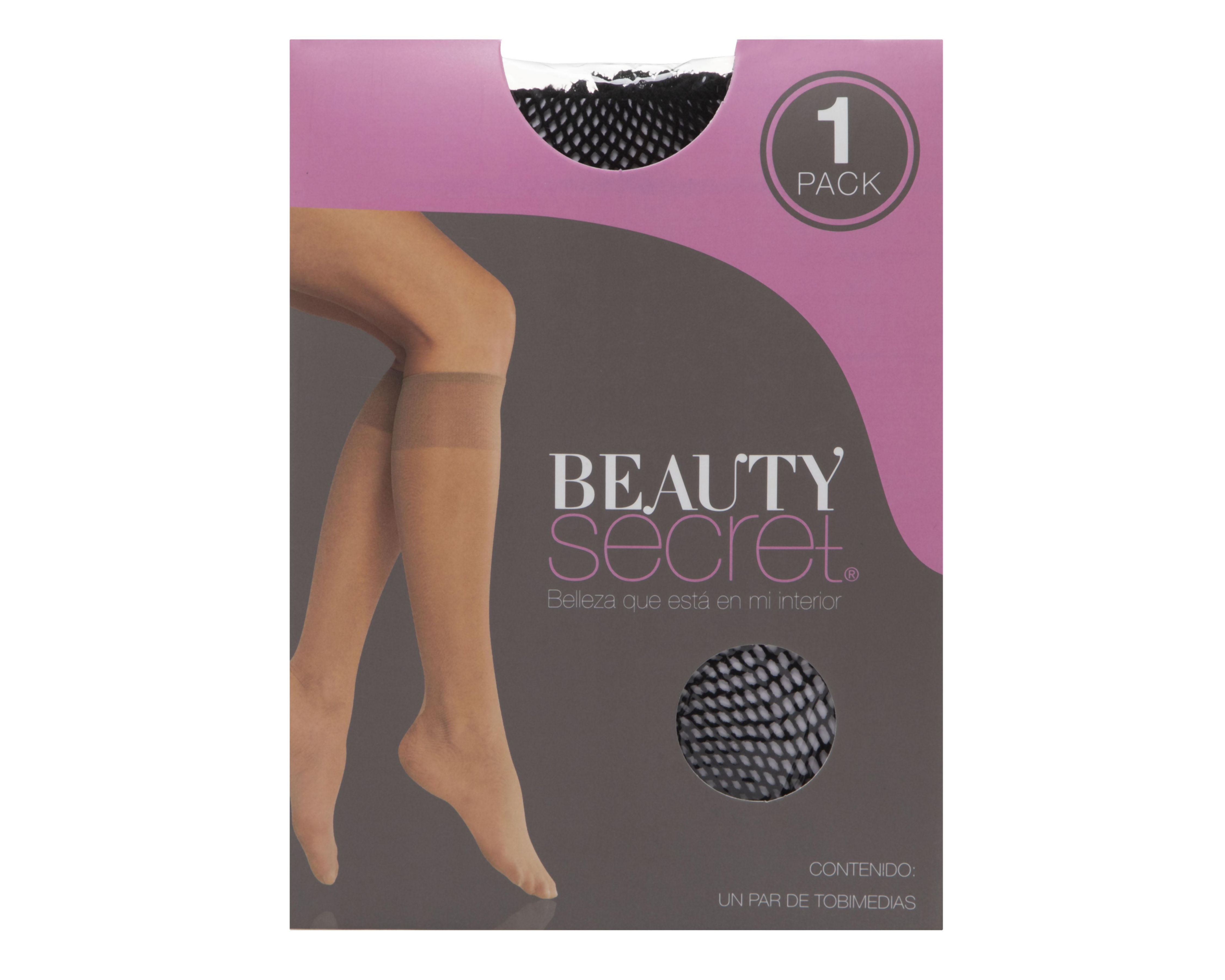 Foto 2 pulgar | Tobimedias Beauty Secret Negras de Red