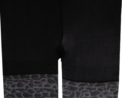 Foto 3 | Pantimedias Beauty Secret Negras Animal Print