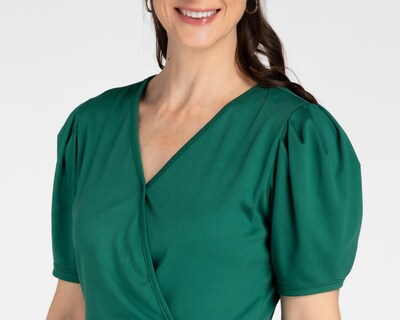 Foto 4 | Blusa Sahara Manga Corta Verde