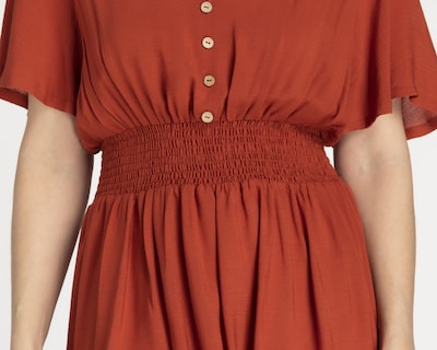 Foto 5 | Vestido Sahara Casual Chedrón con Botones