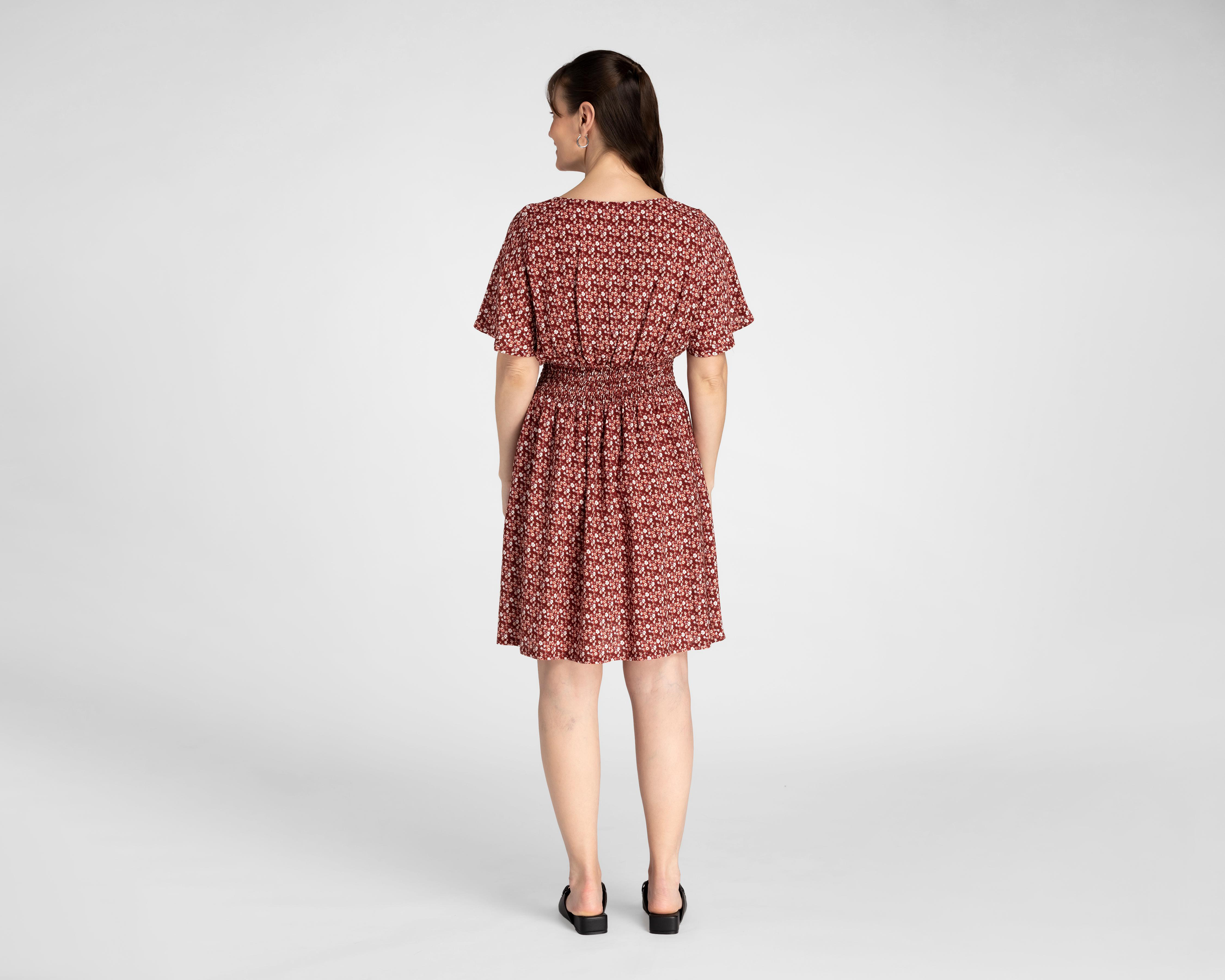 Foto 4 pulgar | Vestido Sahara Casual Estampado con Botones
