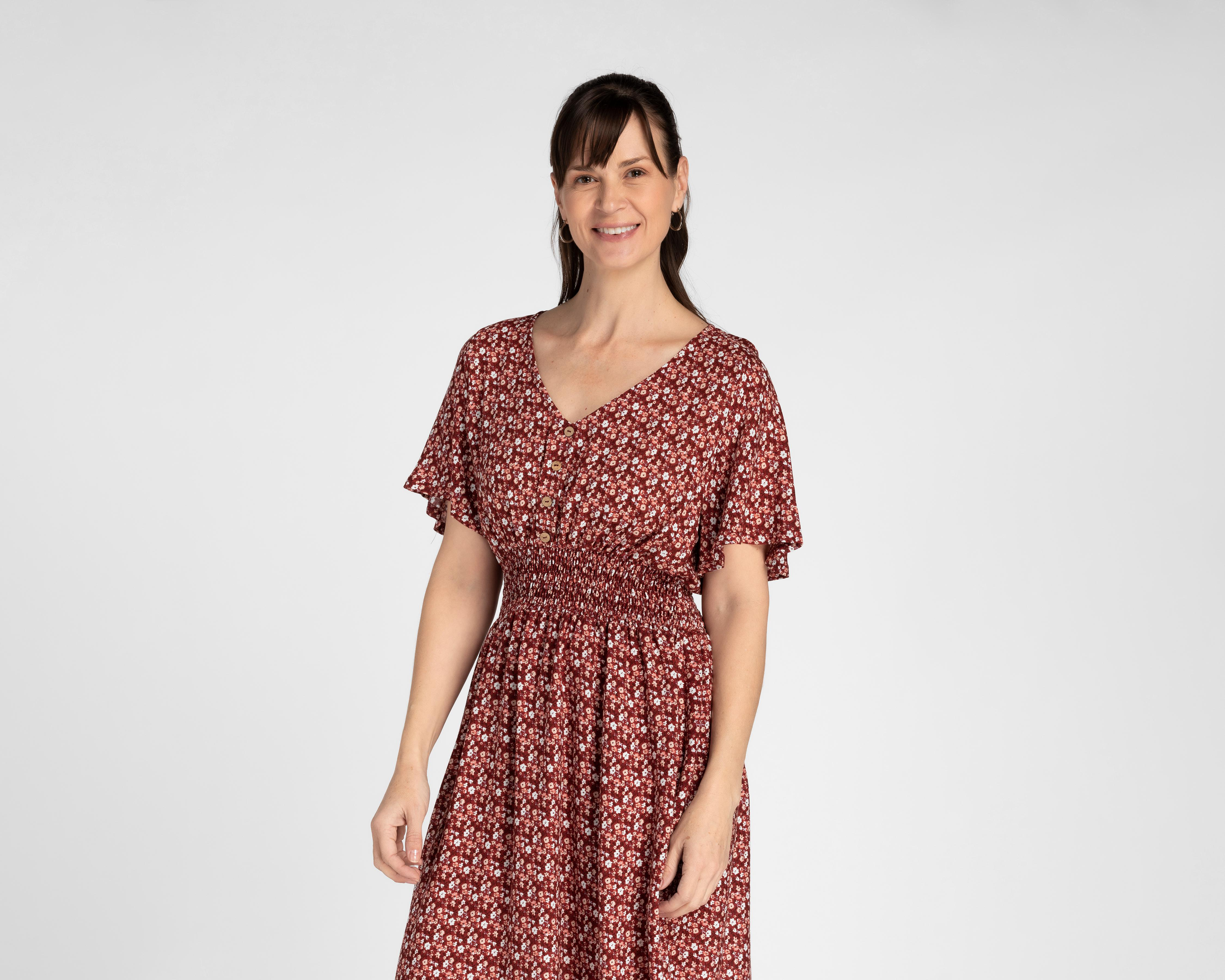 Foto 5 pulgar | Vestido Sahara Casual Estampado con Botones