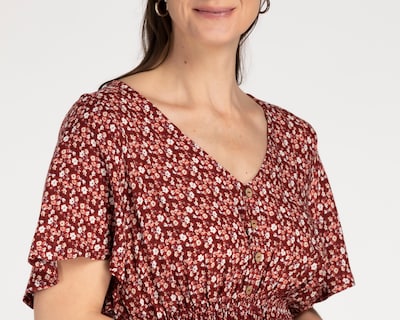 Foto 5 | Vestido Sahara Casual Estampado con Botones