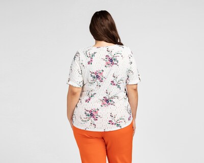 Foto 3 | Blusa Lady Sun Manga Corta con Estampado Floral