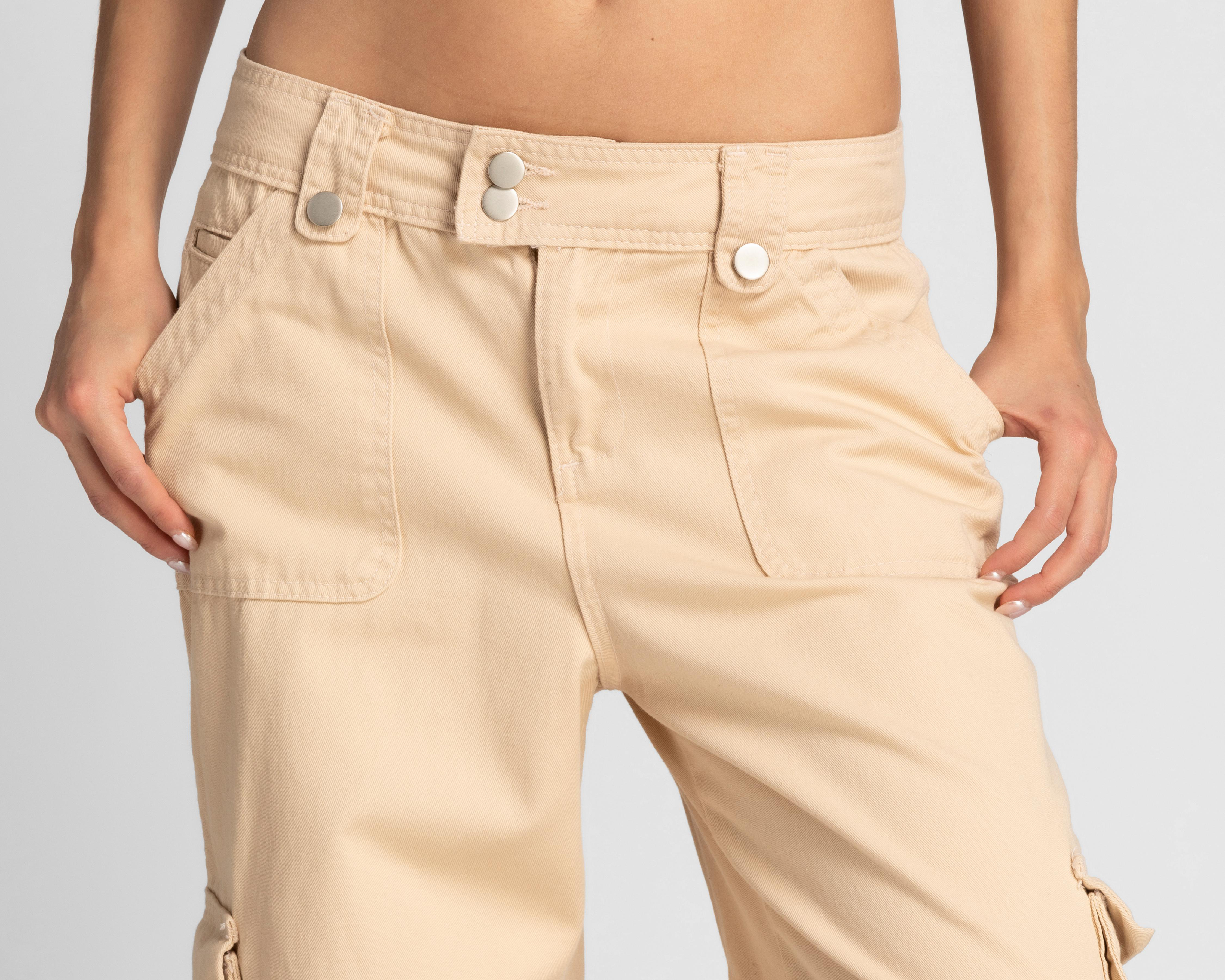 Foto 5 pulgar | Pantalón Cargo Refill Beige