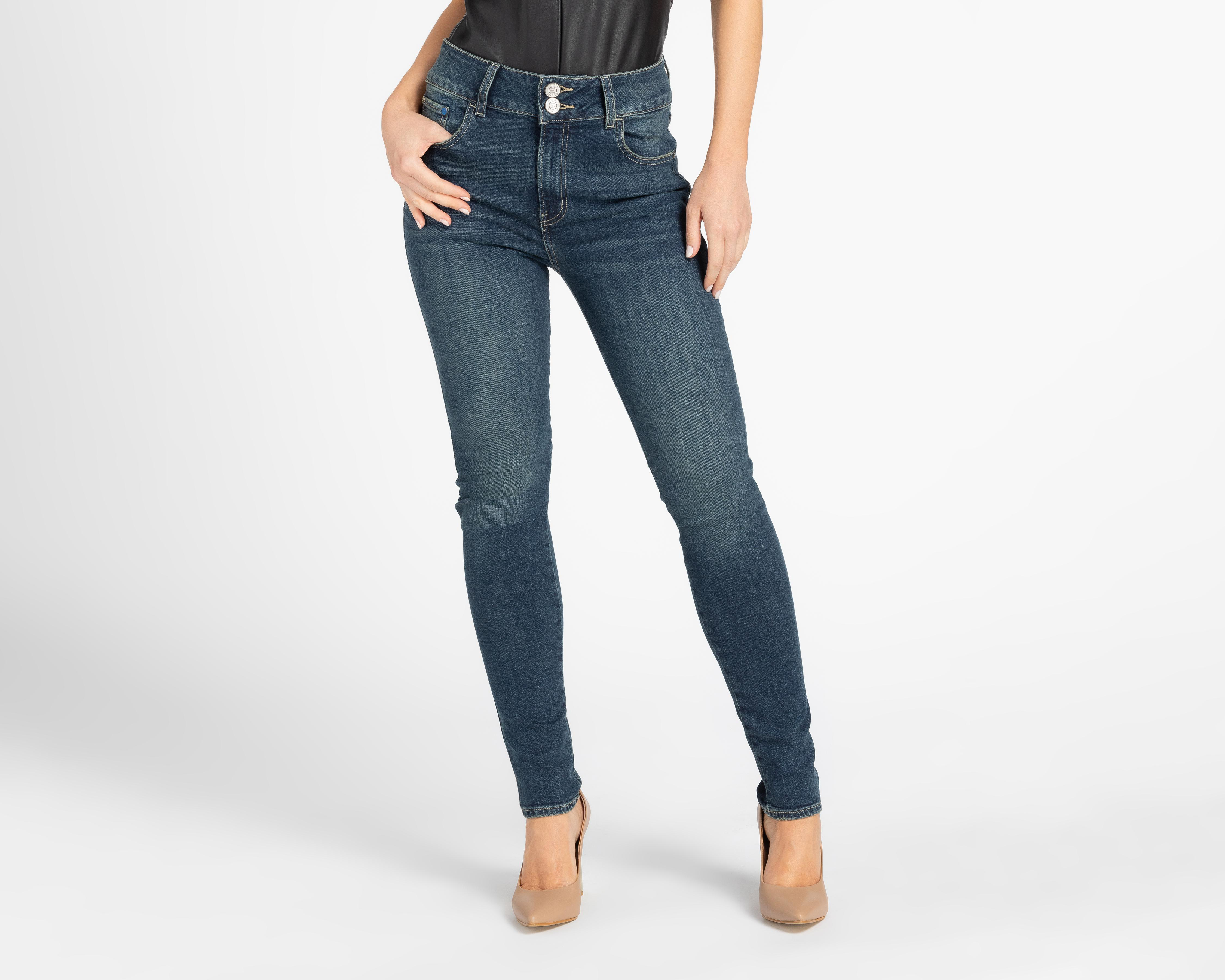 Foto 2 pulgar | Jeans Skinny Oggi para Mujer