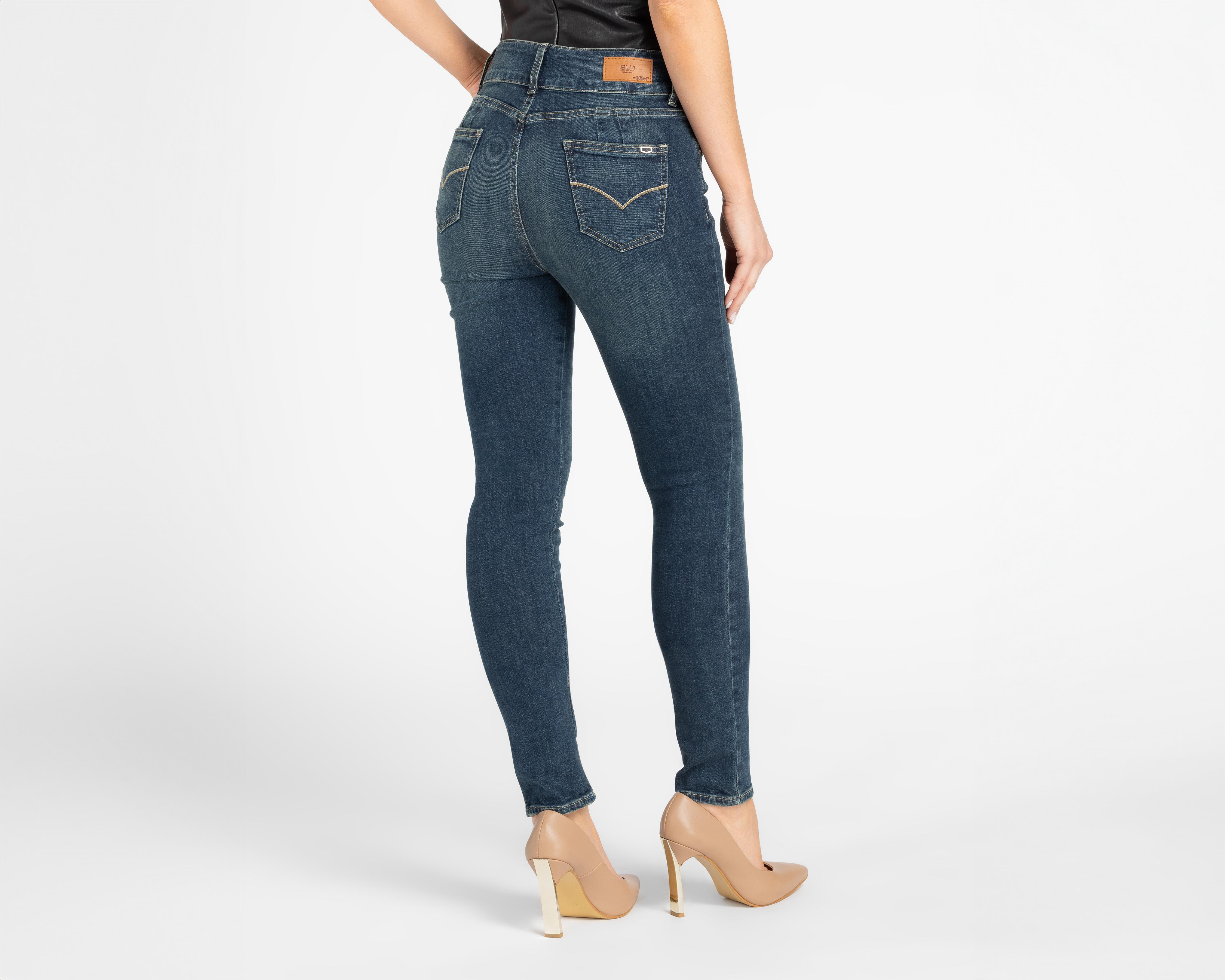 Foto 4 pulgar | Jeans Skinny Oggi para Mujer