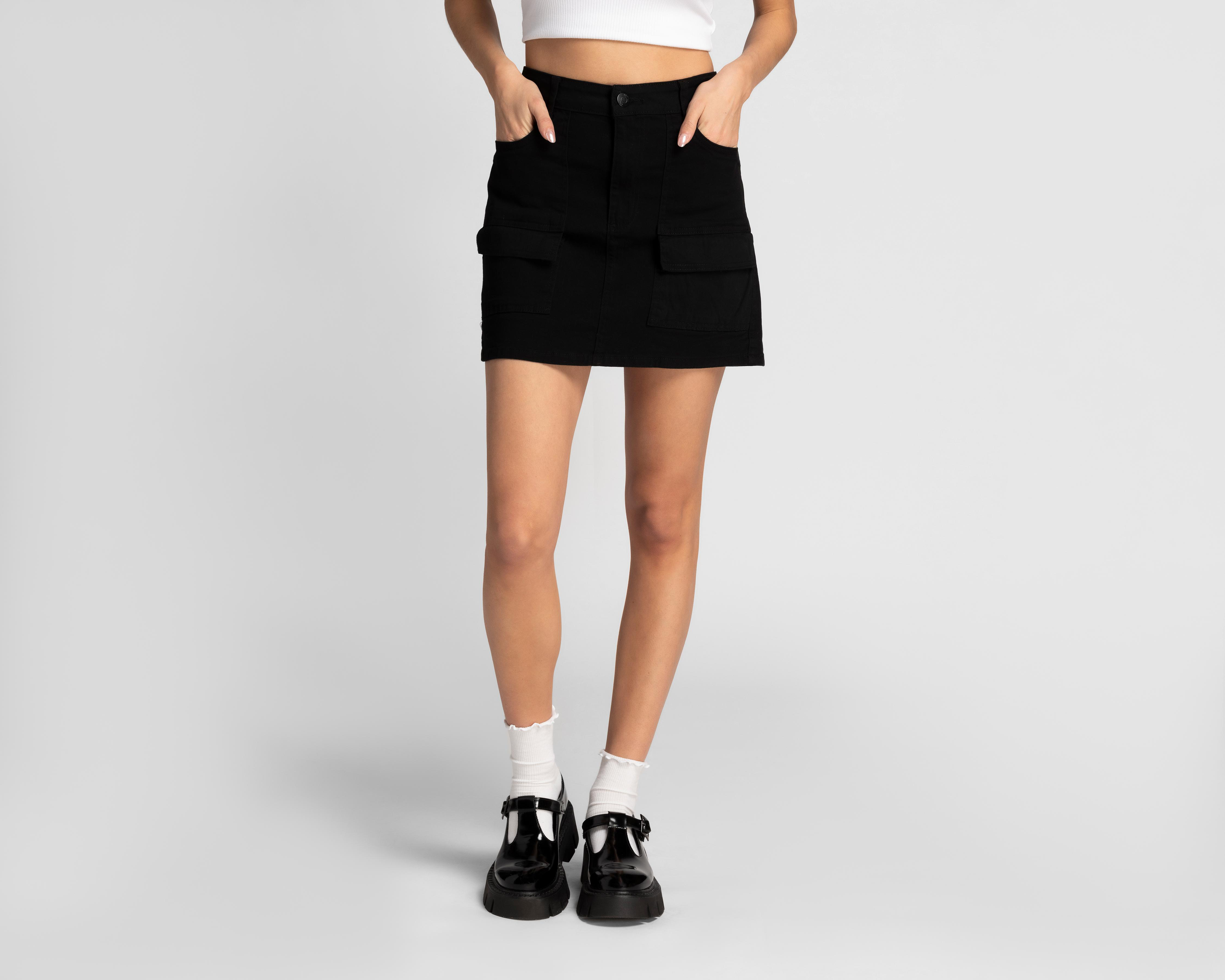 Falda Corta Refill con Bolsas Cargo
