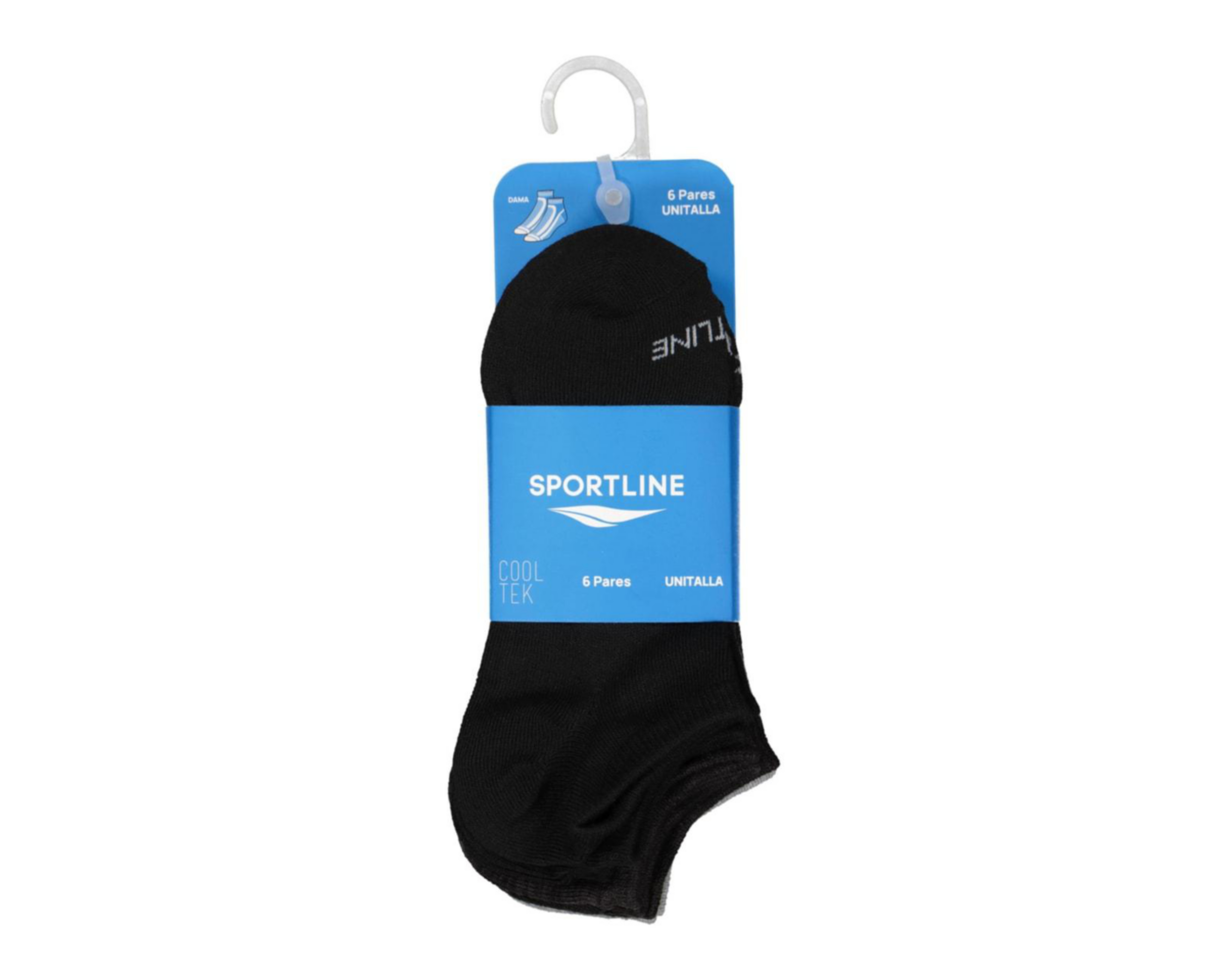 Foto 4 pulgar | Calcetas Deportivas Tines Sportline para Mujer 6 Pares