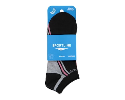 Foto 3 | Calcetas Deportivas Tines Sportline Cool-Tek para Mujer 6 Pares