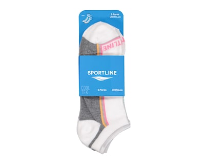 Foto 3 | Calcetas Deportivas Tines Sportline Cool-Tek para Mujer 6 Pares