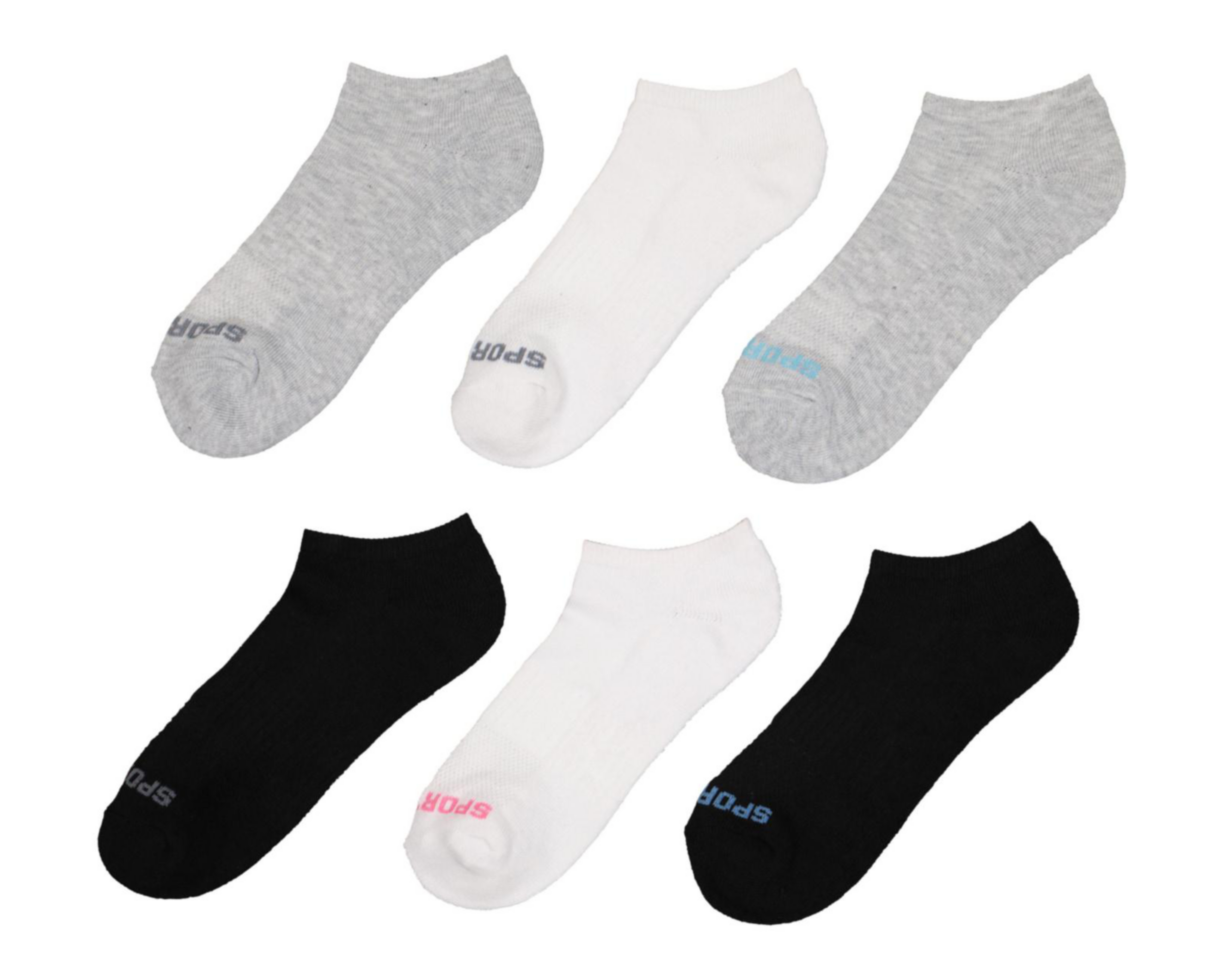 Calcetas Deportivas Sportline Cool Tek para Mujer 6 Pares