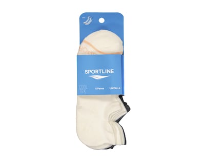 Foto 3 | Calcetas Deportivas Tines Sportline Cool-Tek para Mujer 6 Pares