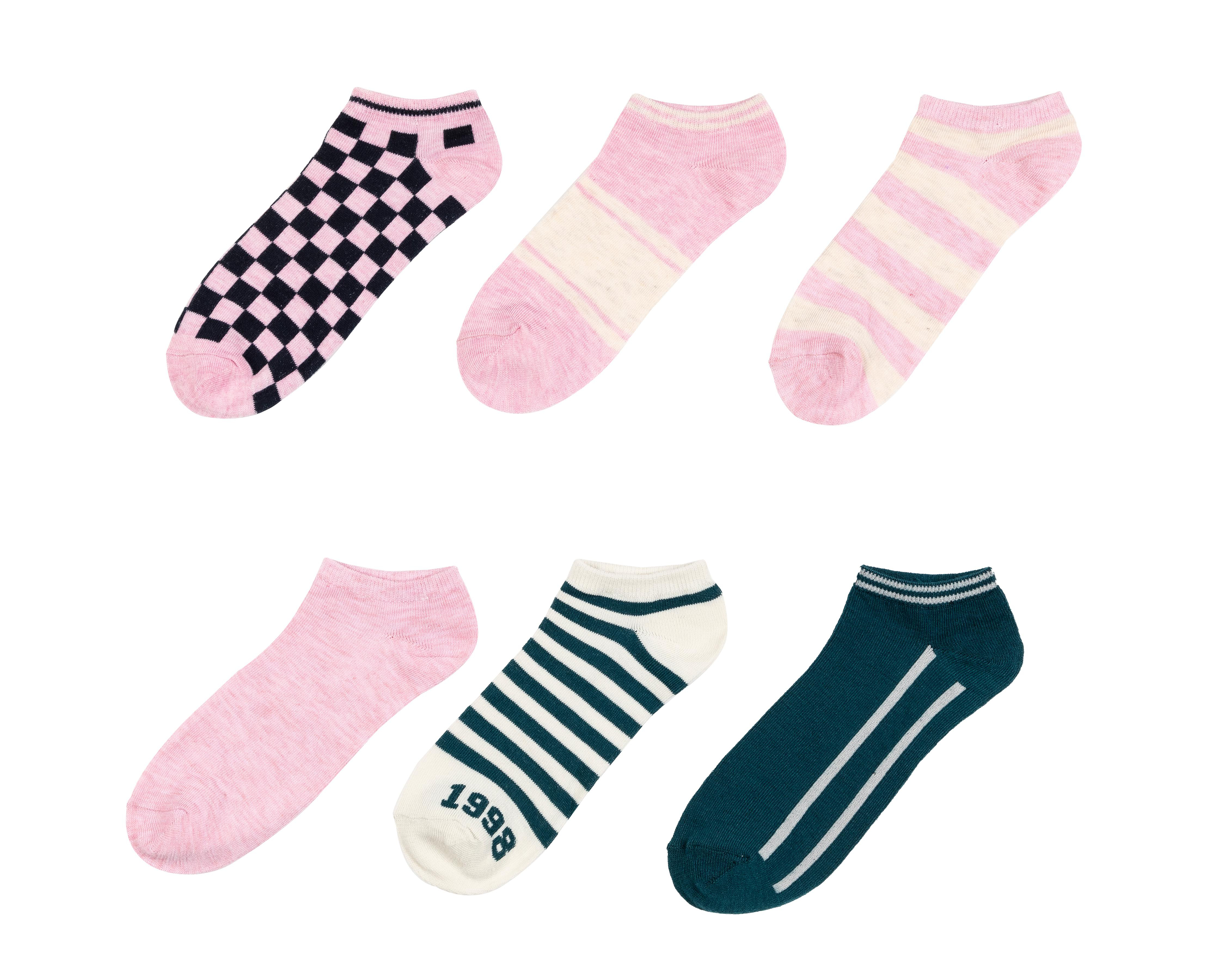 Foto 2 pulgar | Calcetas Tines Lovest para Mujer 6 Pares