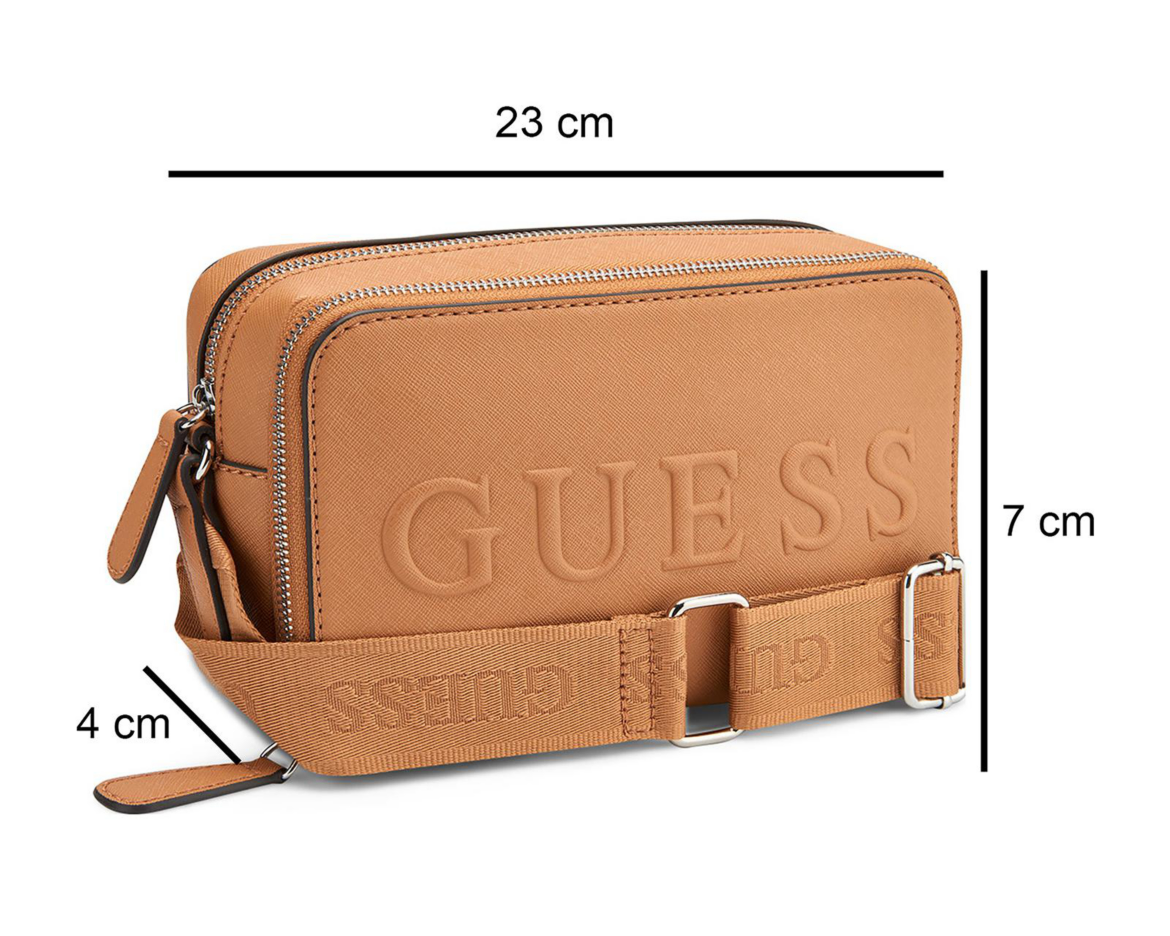 Foto 6 pulgar | Bolsa Cruzada Guess Haddington
