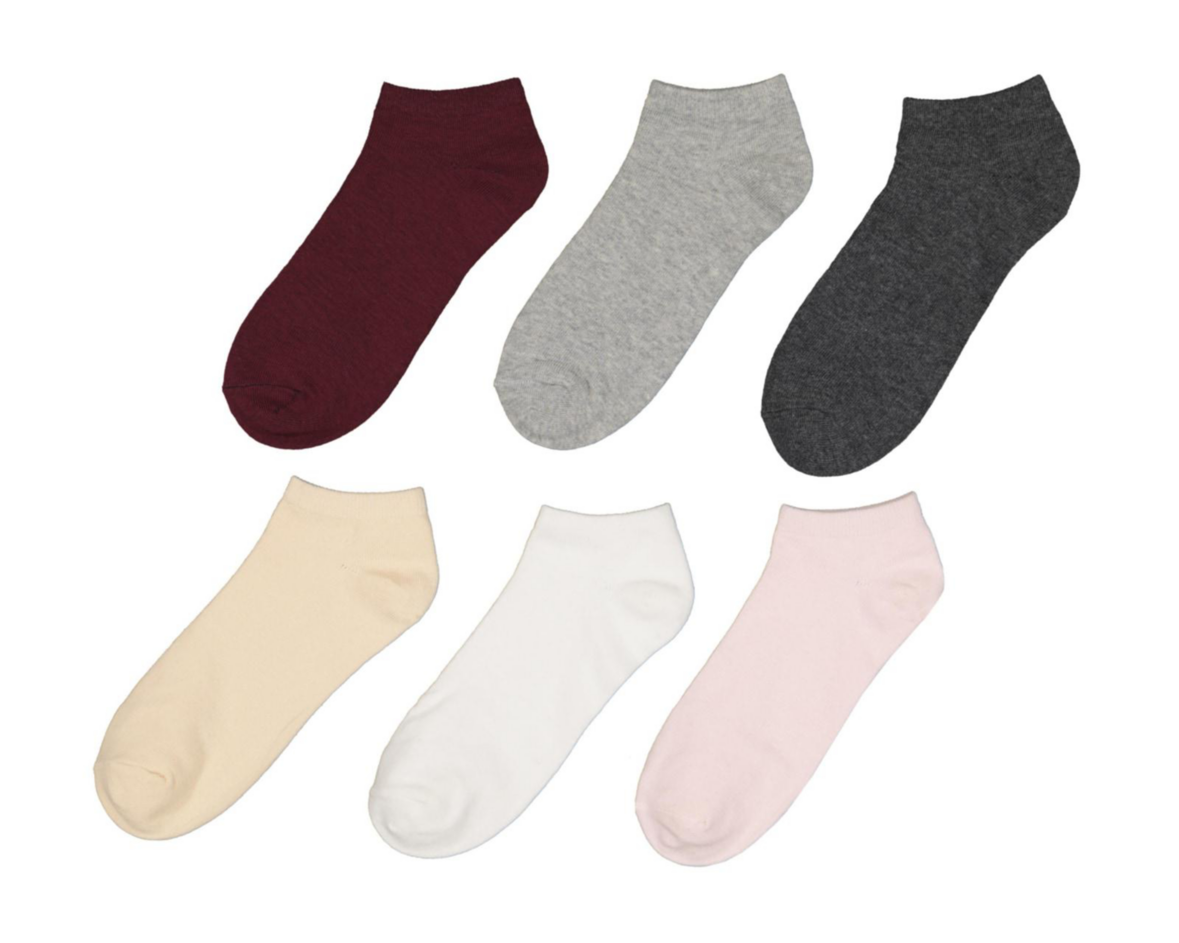 Foto 1 | Calcetas Cortas Lovest para Mujer 6 Pares