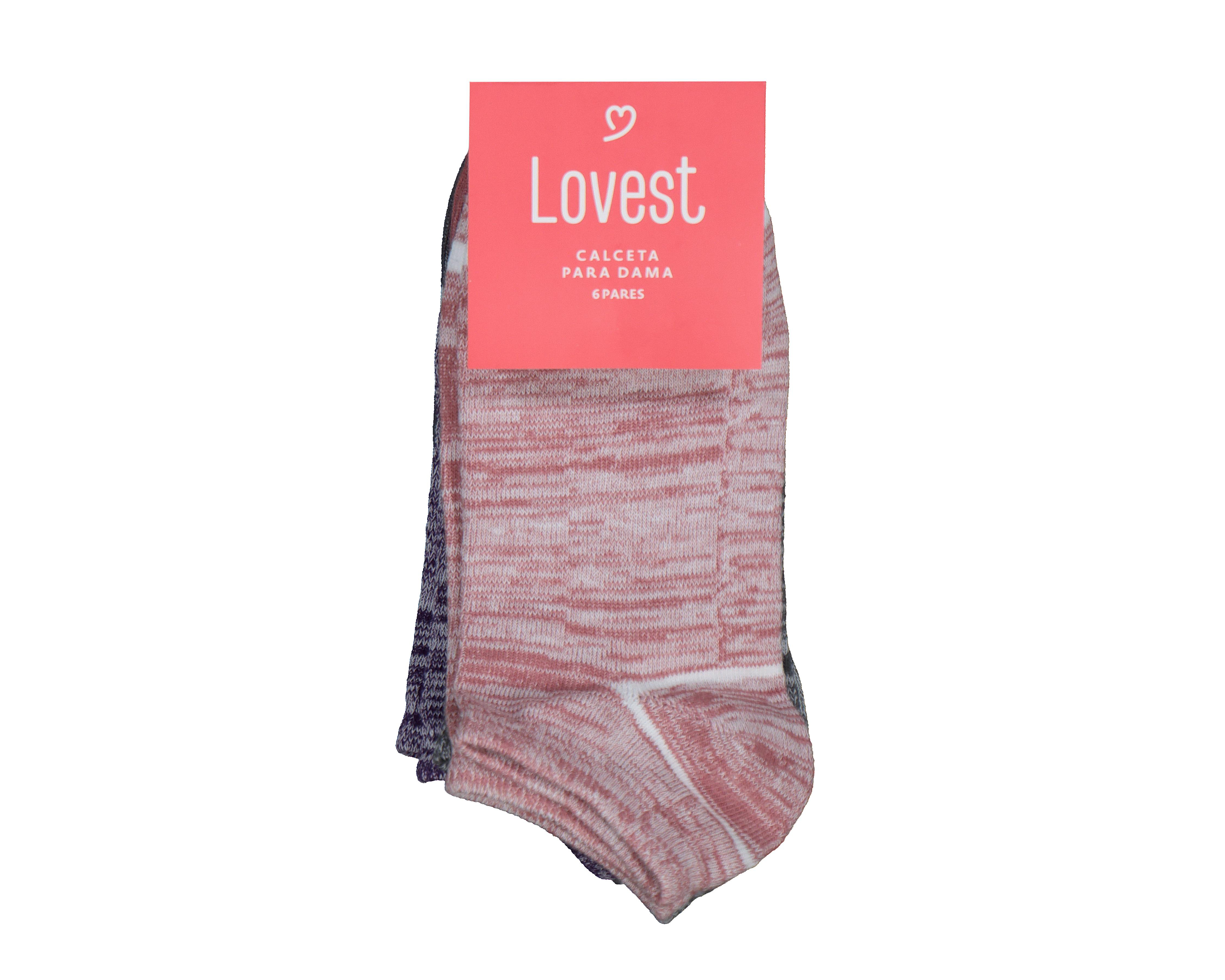 Foto 4 pulgar | Calcetas de Moda Tines Lovest para Mujer 6 Pares