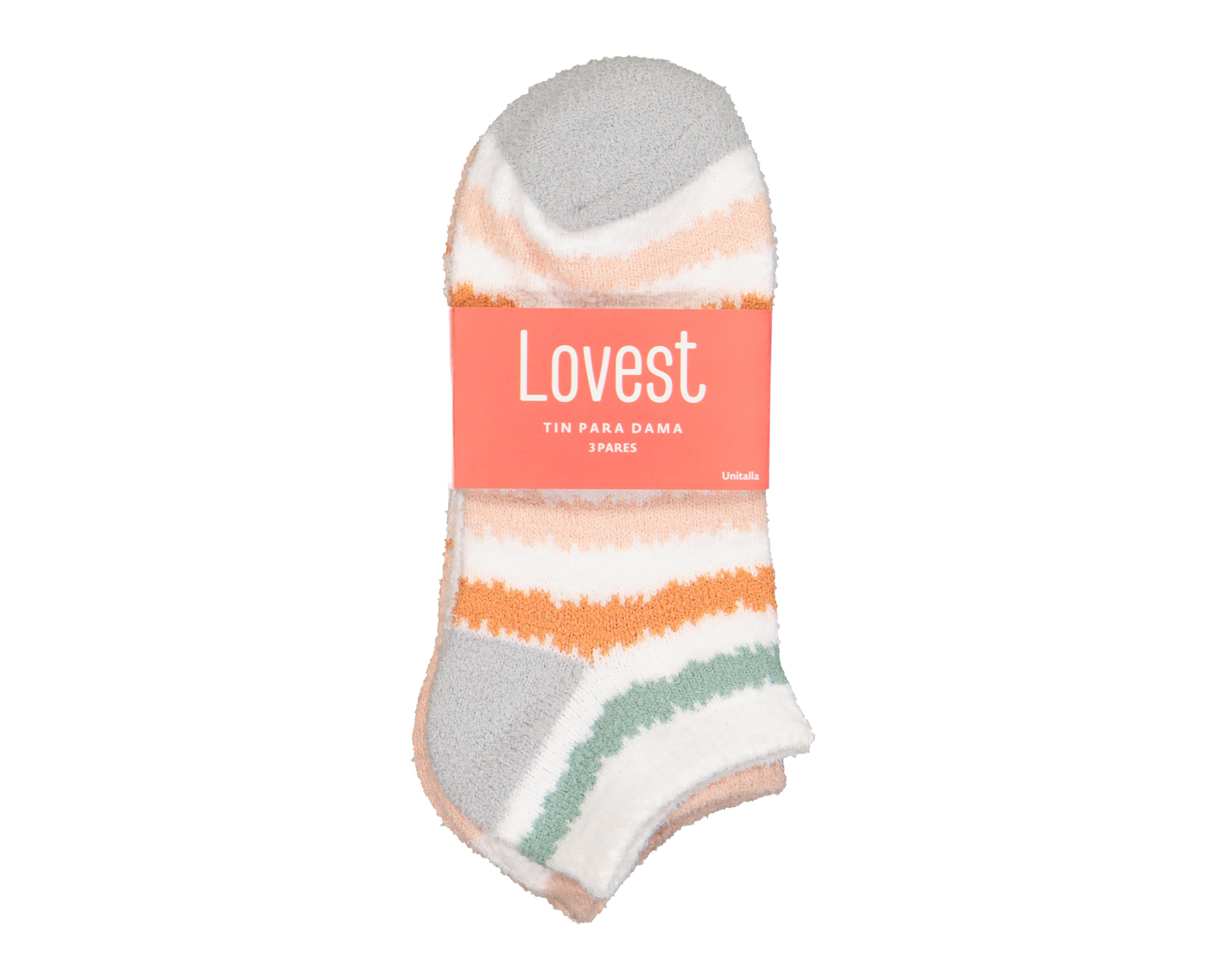 Foto 4 pulgar | Calcetas Tines Lovest para Mujer 3 Pares