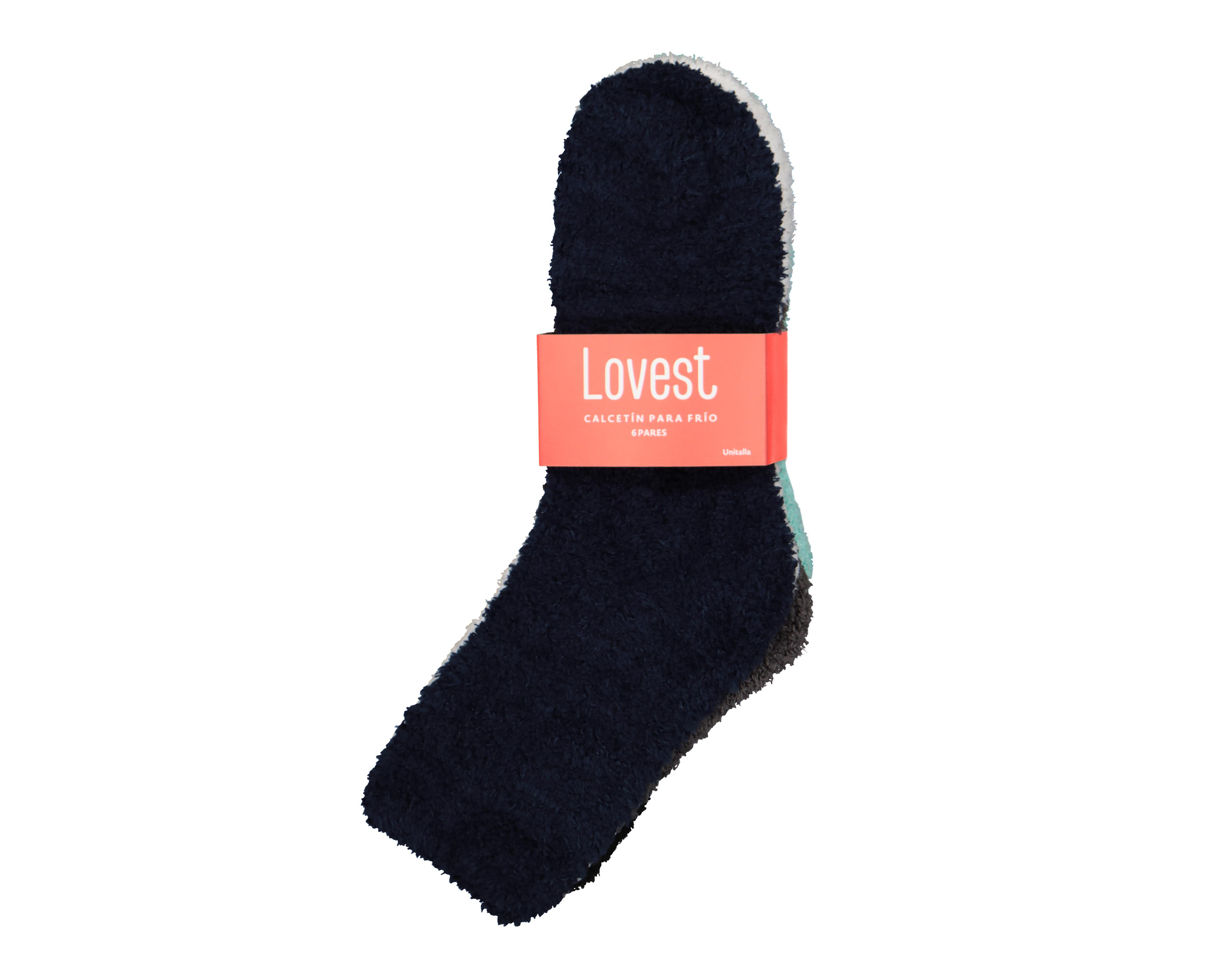 Foto 4 pulgar | Calcetas Tobilleras Lovest para Mujer 6 Pares