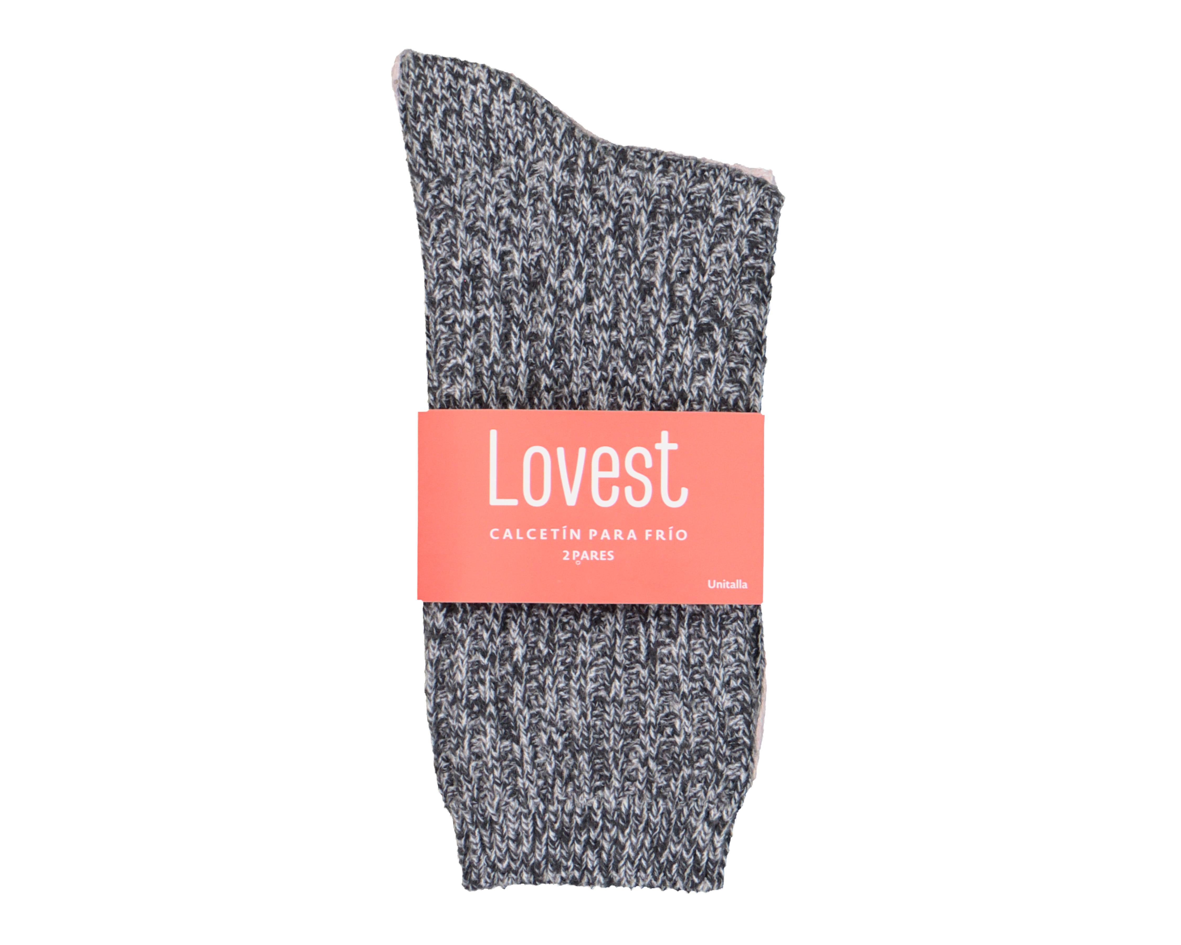 Foto 4 pulgar | Calcetas Largas Lovest para Mujer 2 Pares