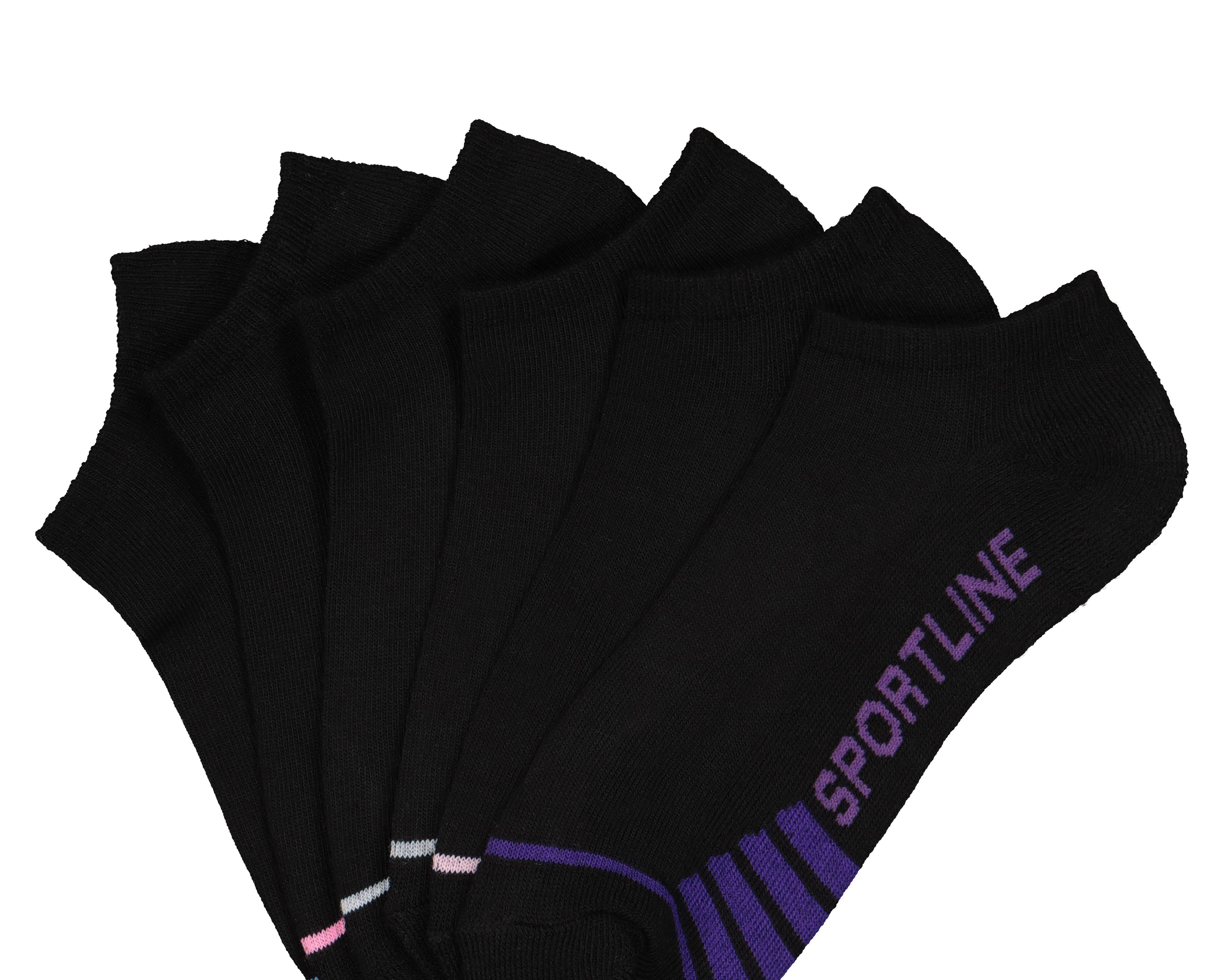 Foto 3 pulgar | Calcetas Deportivas Tines Sportline Cool-Tek para Mujer 6 Pares