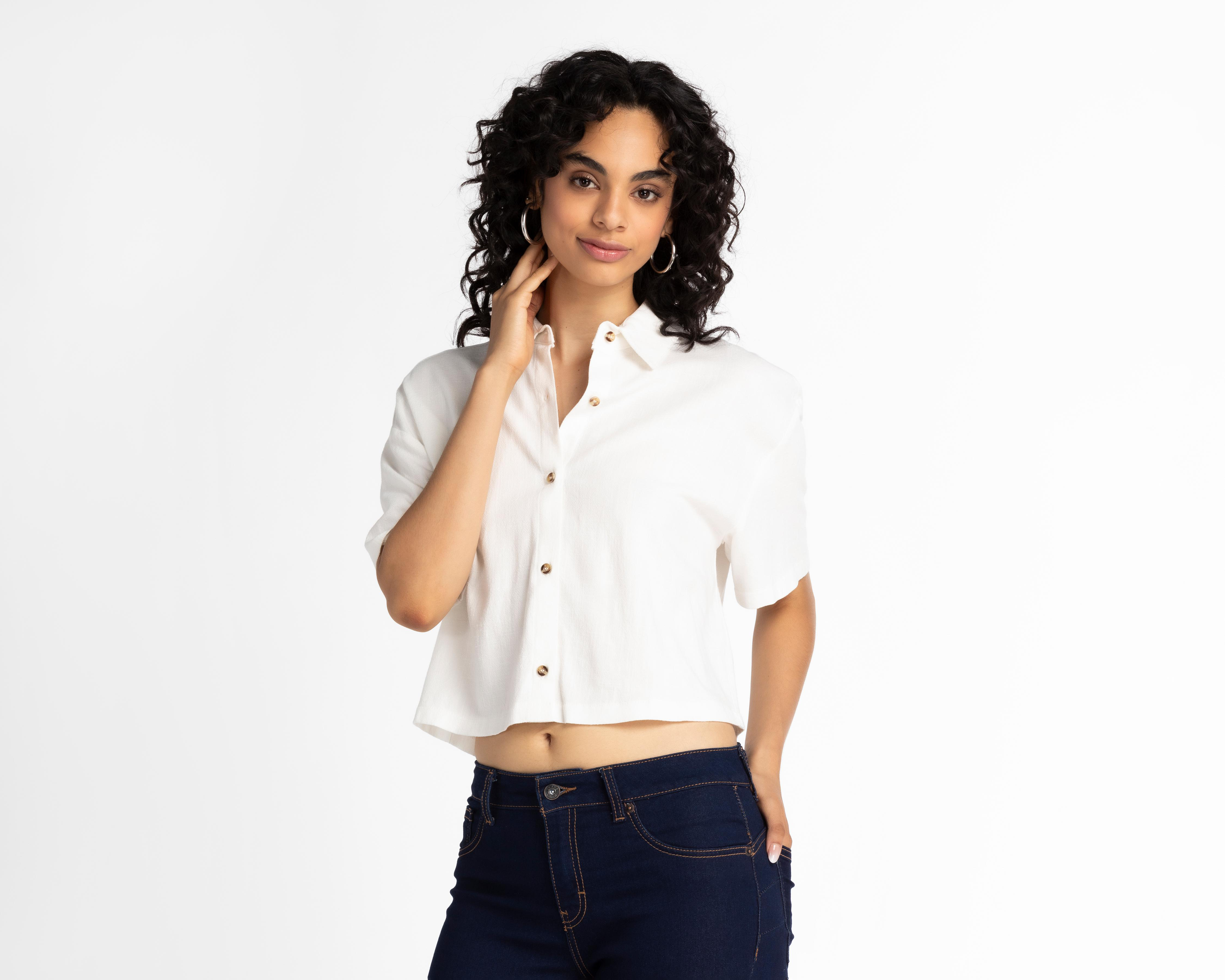 Blusa York Team Polo Club Manga Corta con Botones