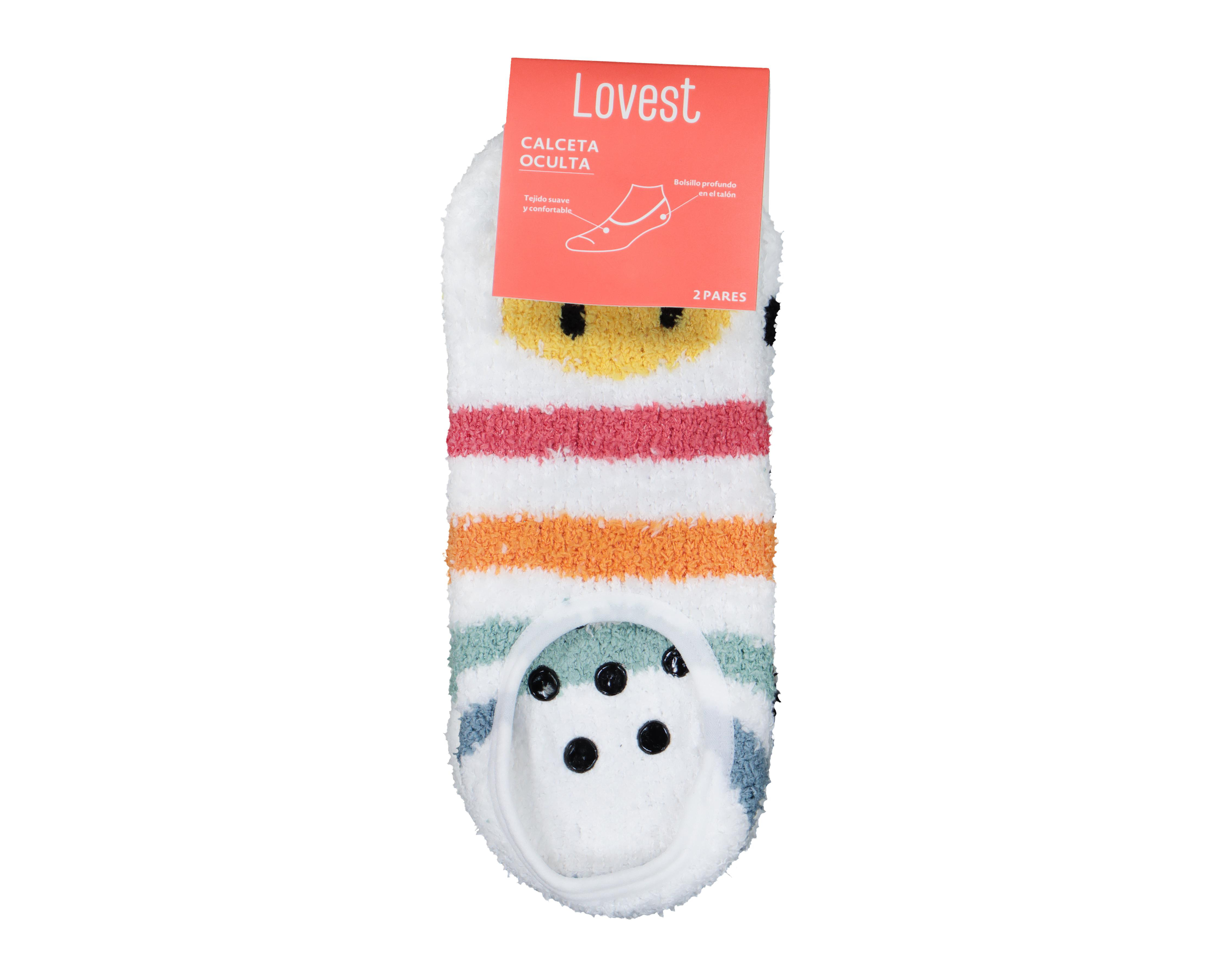 Foto 4 pulgar | Calcetas Invisibles Lovest para Mujer 2 Pares