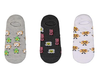 Foto 1 | Calcetas Invisibles Lovest para Mujer 3 Pares
