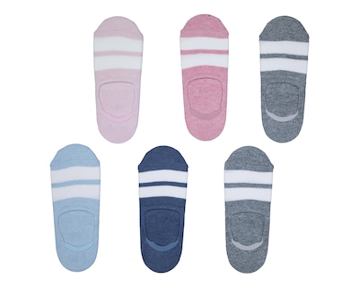 Foto 1 | Calcetas Invisibles Lovest para Mujer 6 Pares