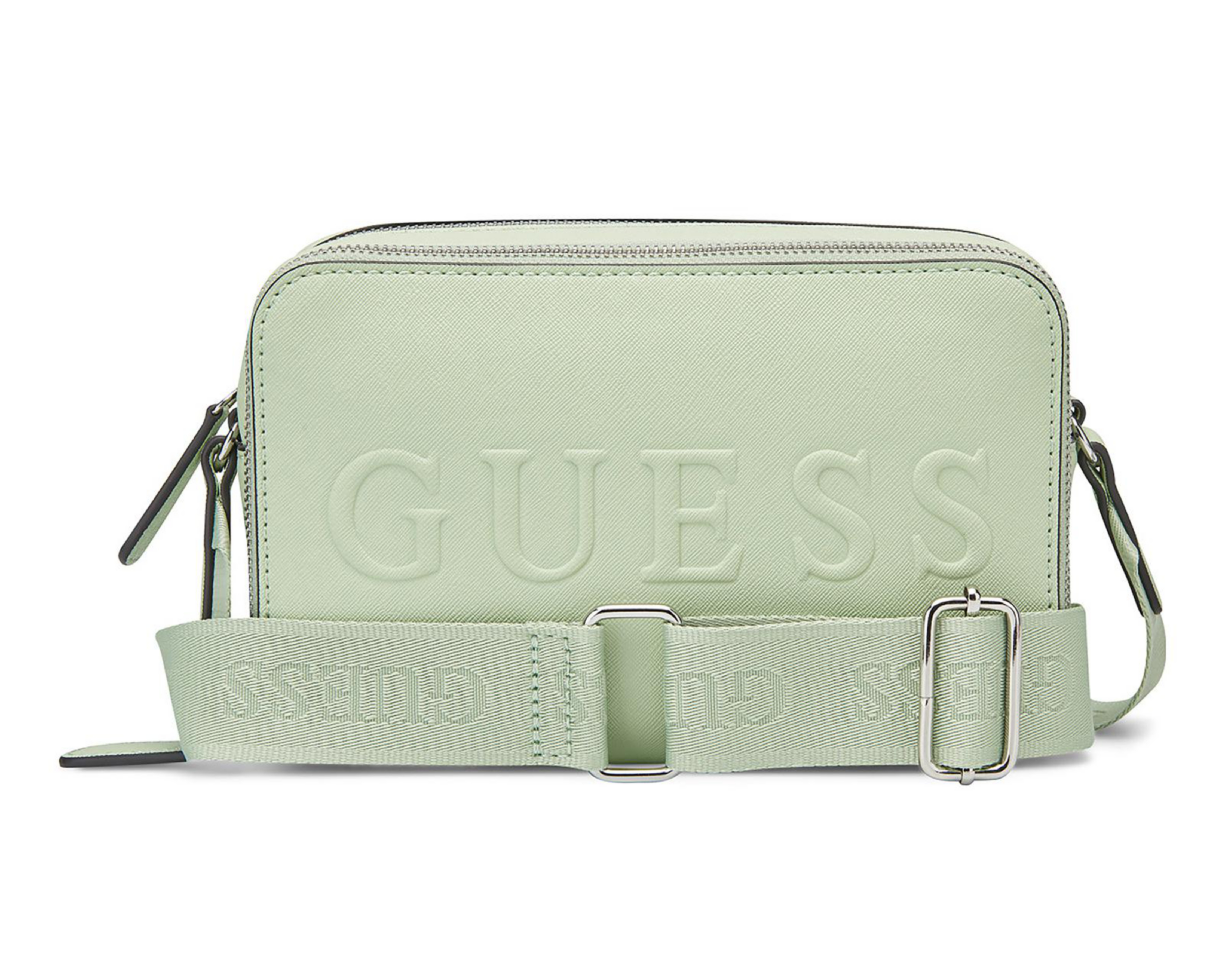 Foto 3 pulgar | Bolsa Cruzada Guess Haddington