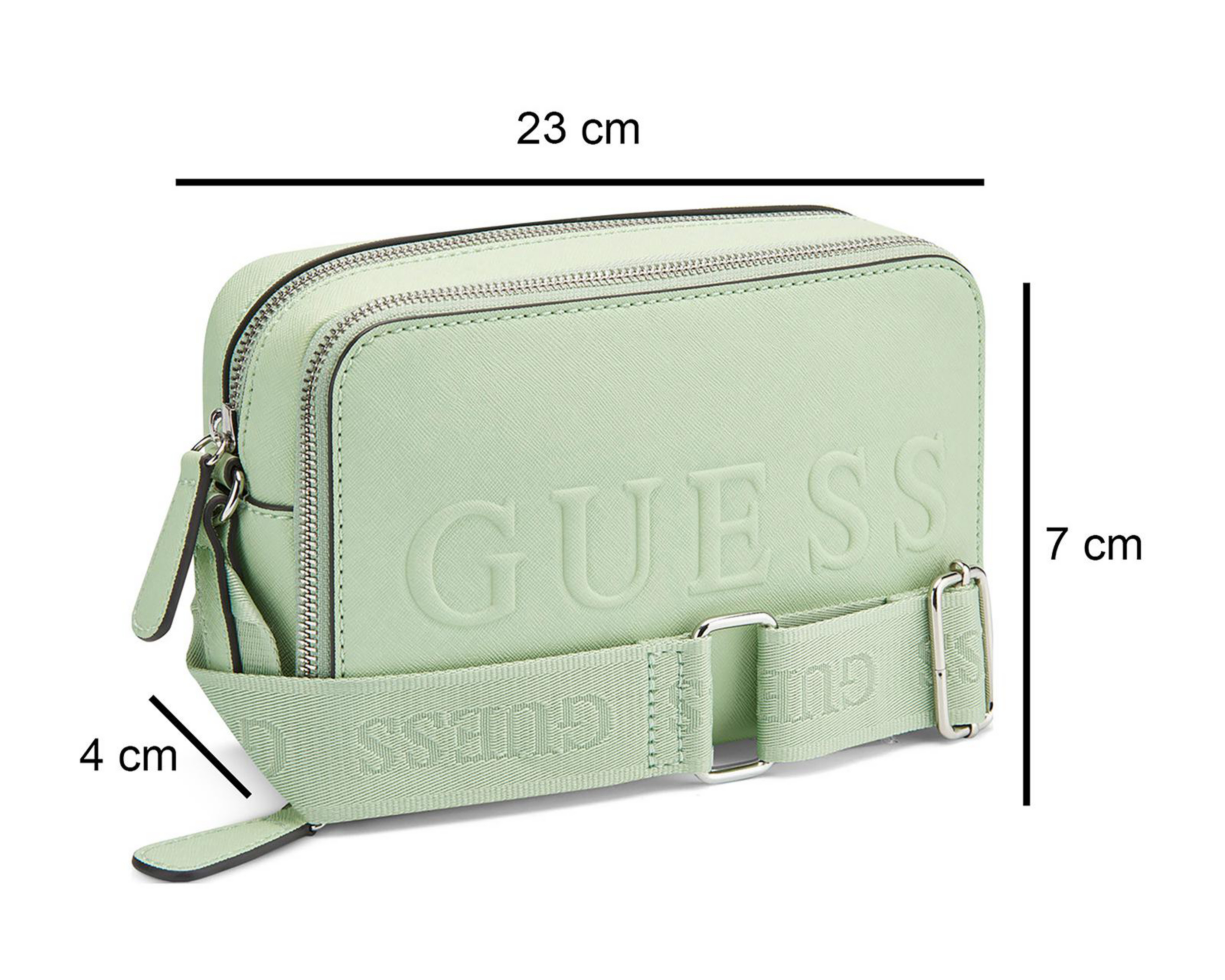 Foto 6 pulgar | Bolsa Cruzada Guess Haddington