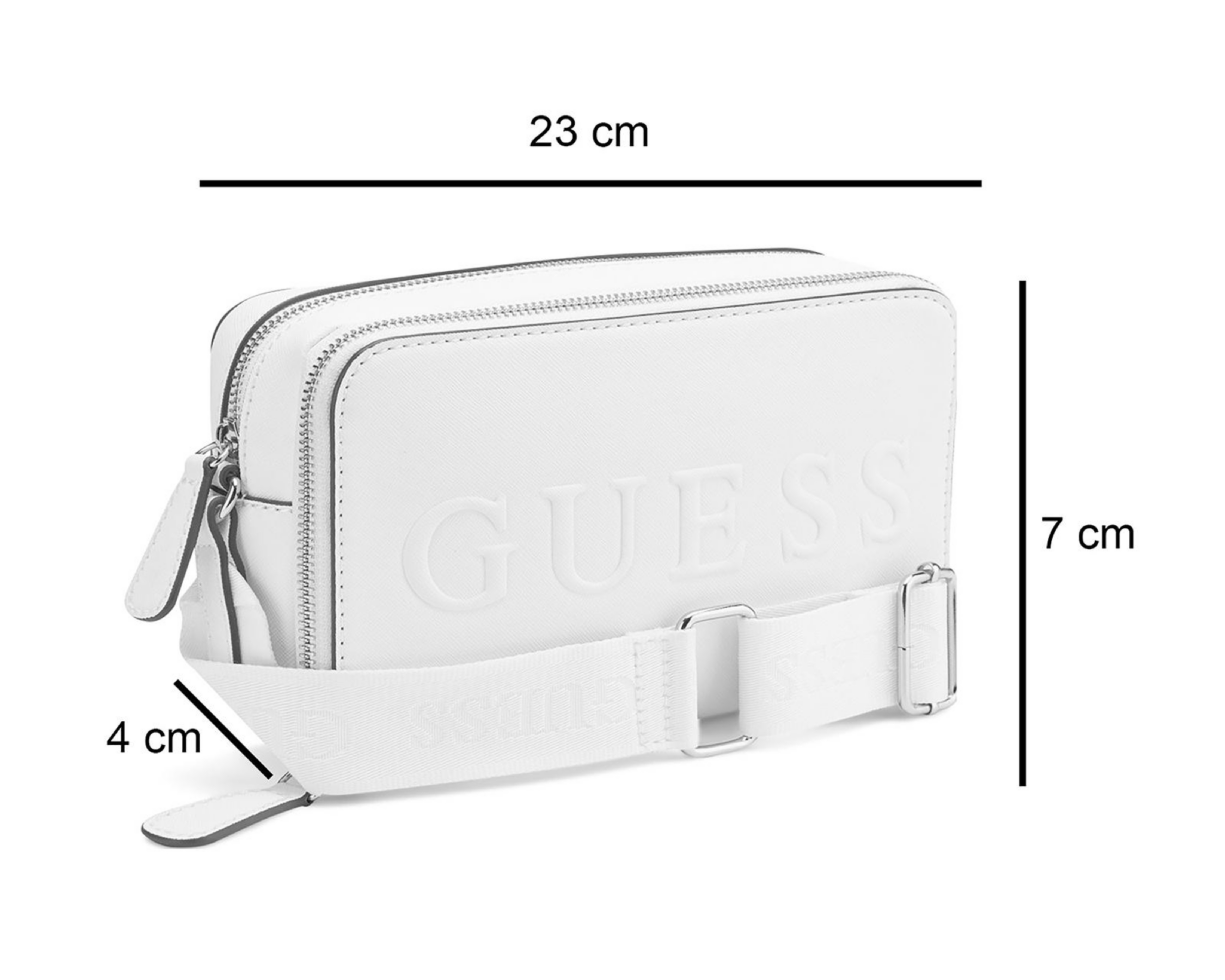 Foto 6 pulgar | Bolsa Cruzada Guess Haddington