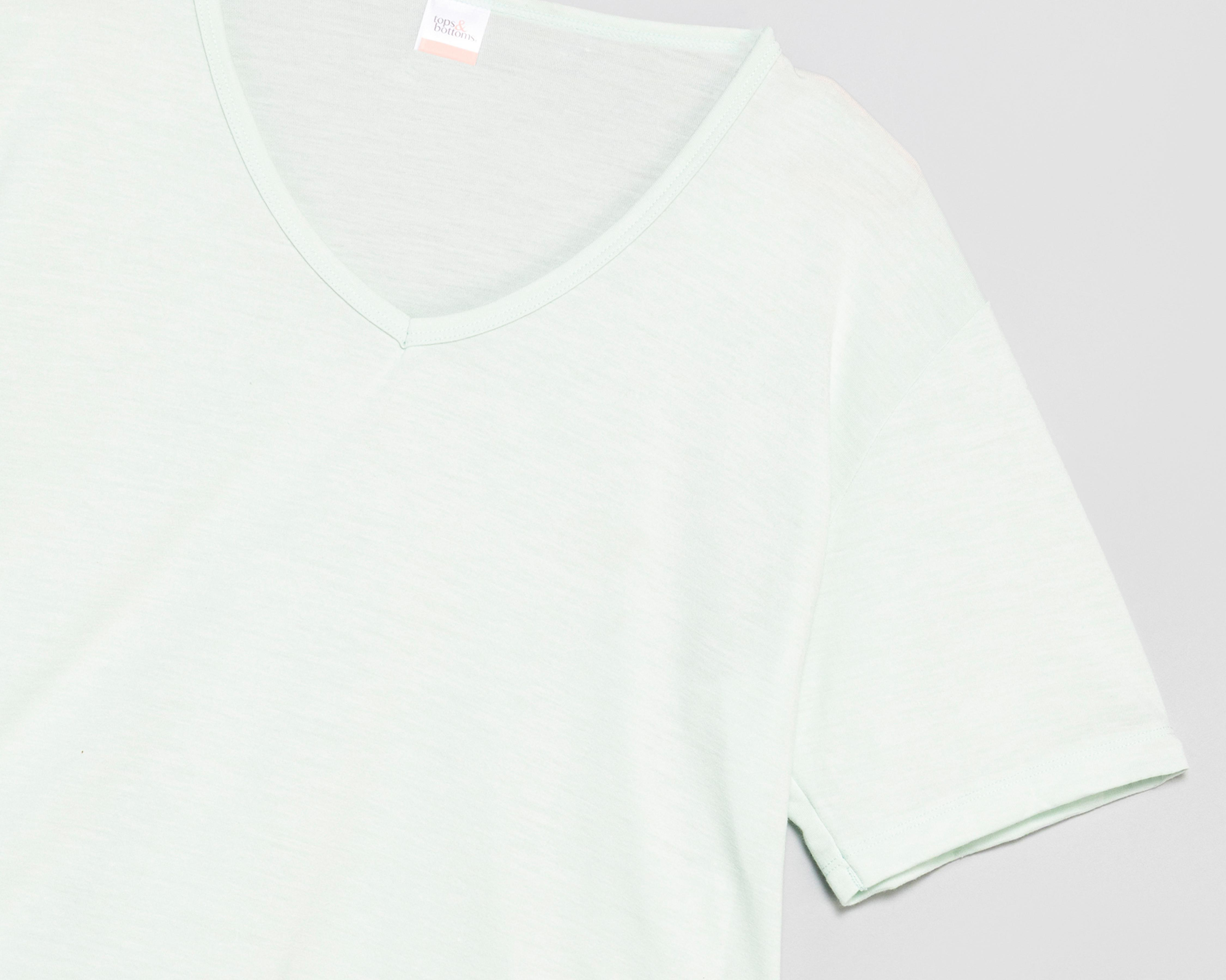 Foto 4 | Pijama Tops & Bottoms para Mujer 2 Piezas