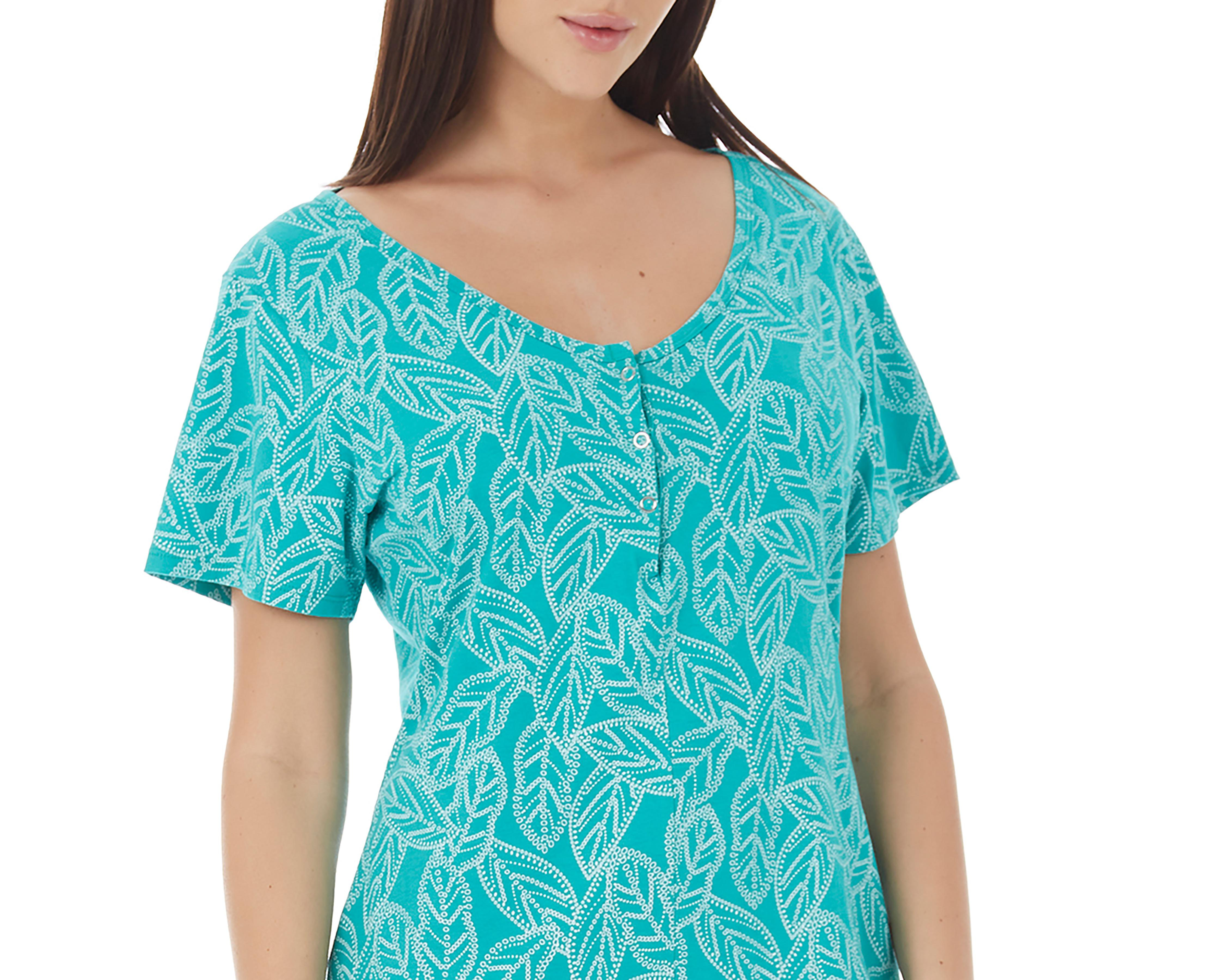 Foto 4 pulgar | Pijama de Algodón Tops & Bottoms para Mujer
