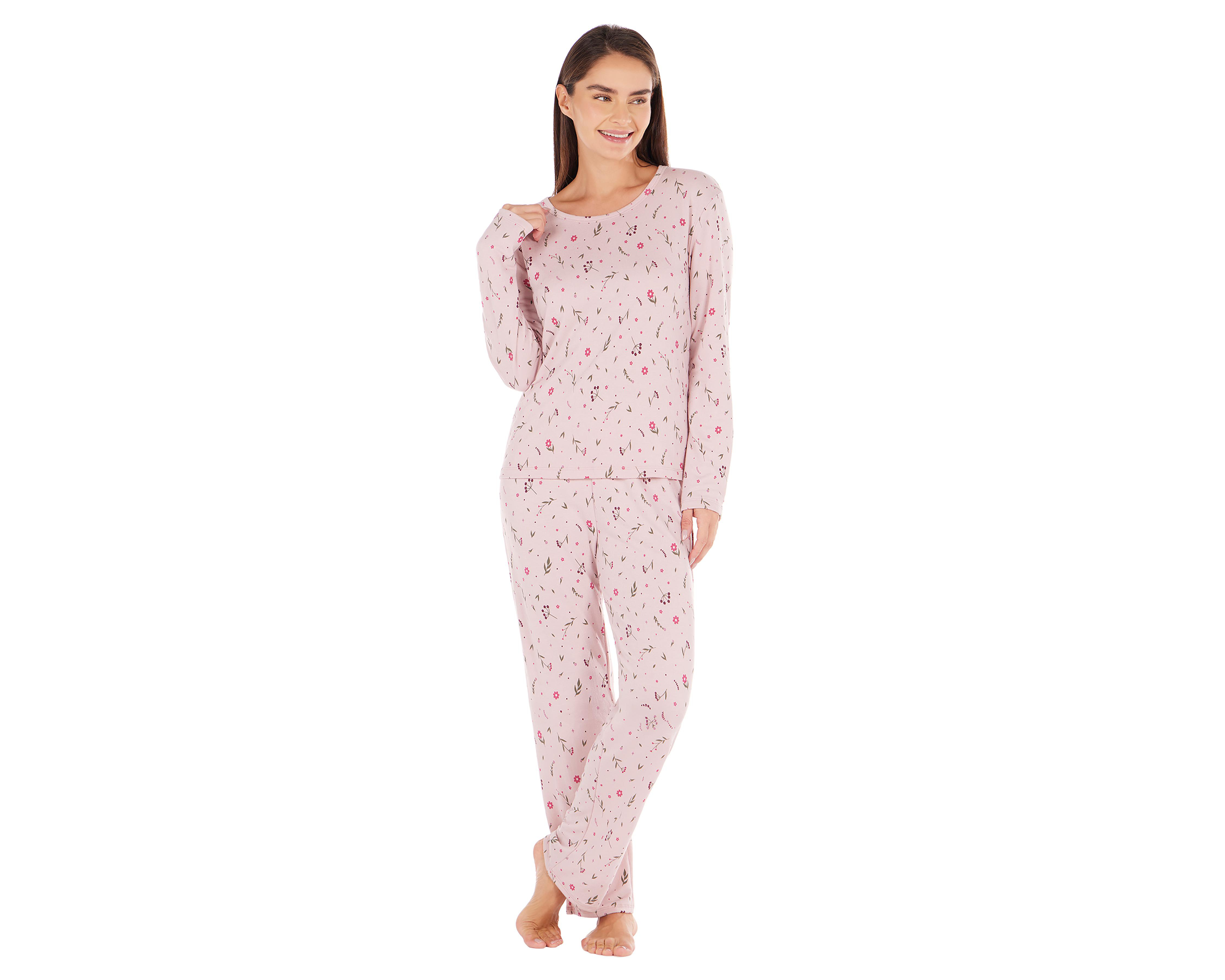 Foto 2 pulgar | Pijama Tops & Bottoms para Mujer 2 Piezas