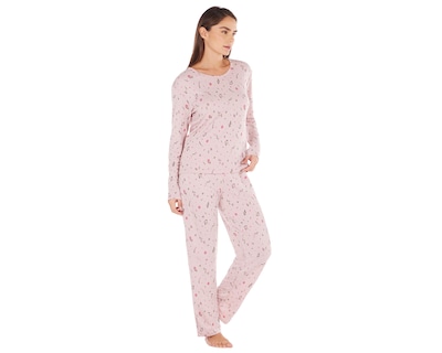Foto 4 | Pijama Tops & Bottoms para Mujer 2 Piezas