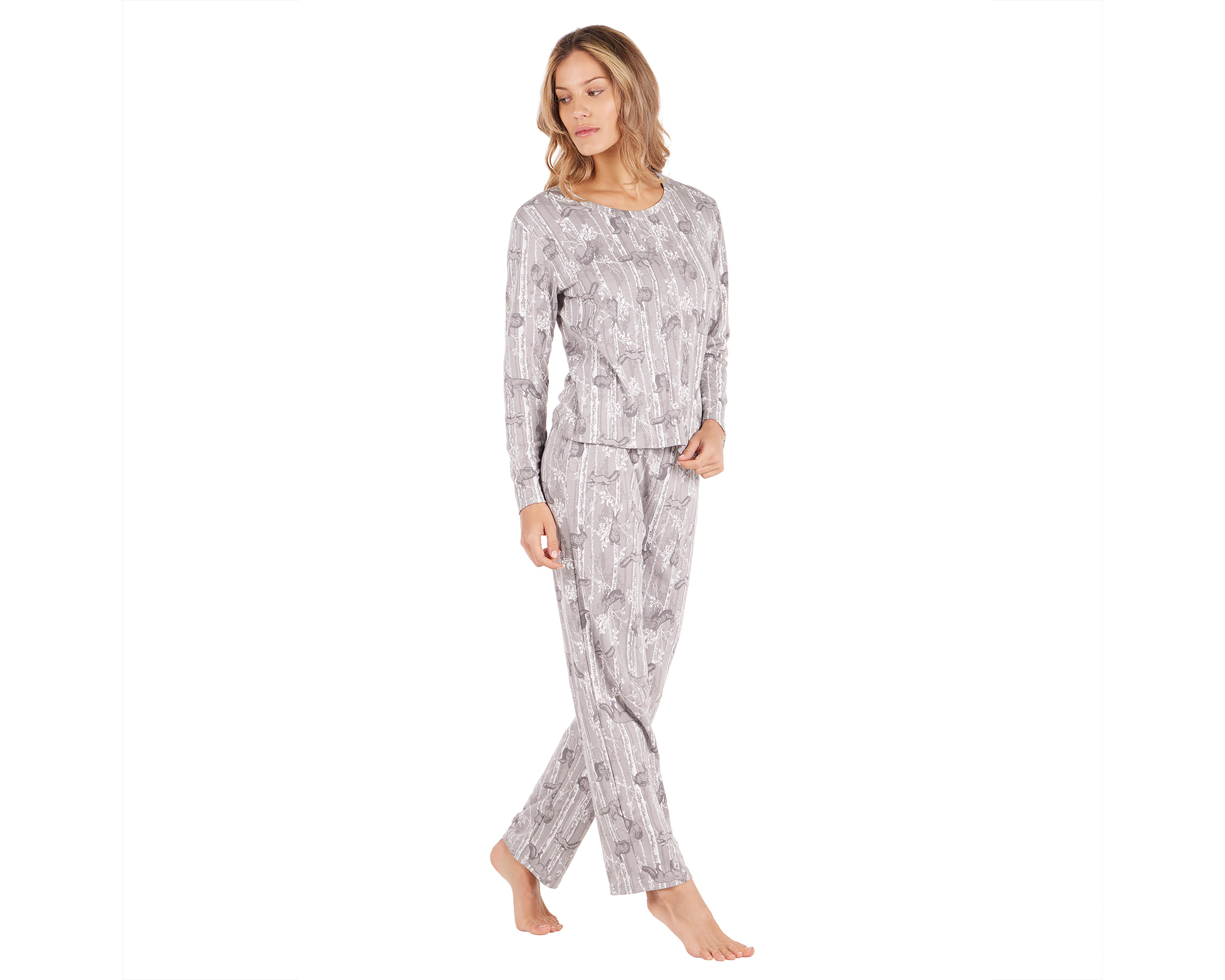 Foto 5 pulgar | Pijama Tops & Bottoms para Mujer 2 Piezas