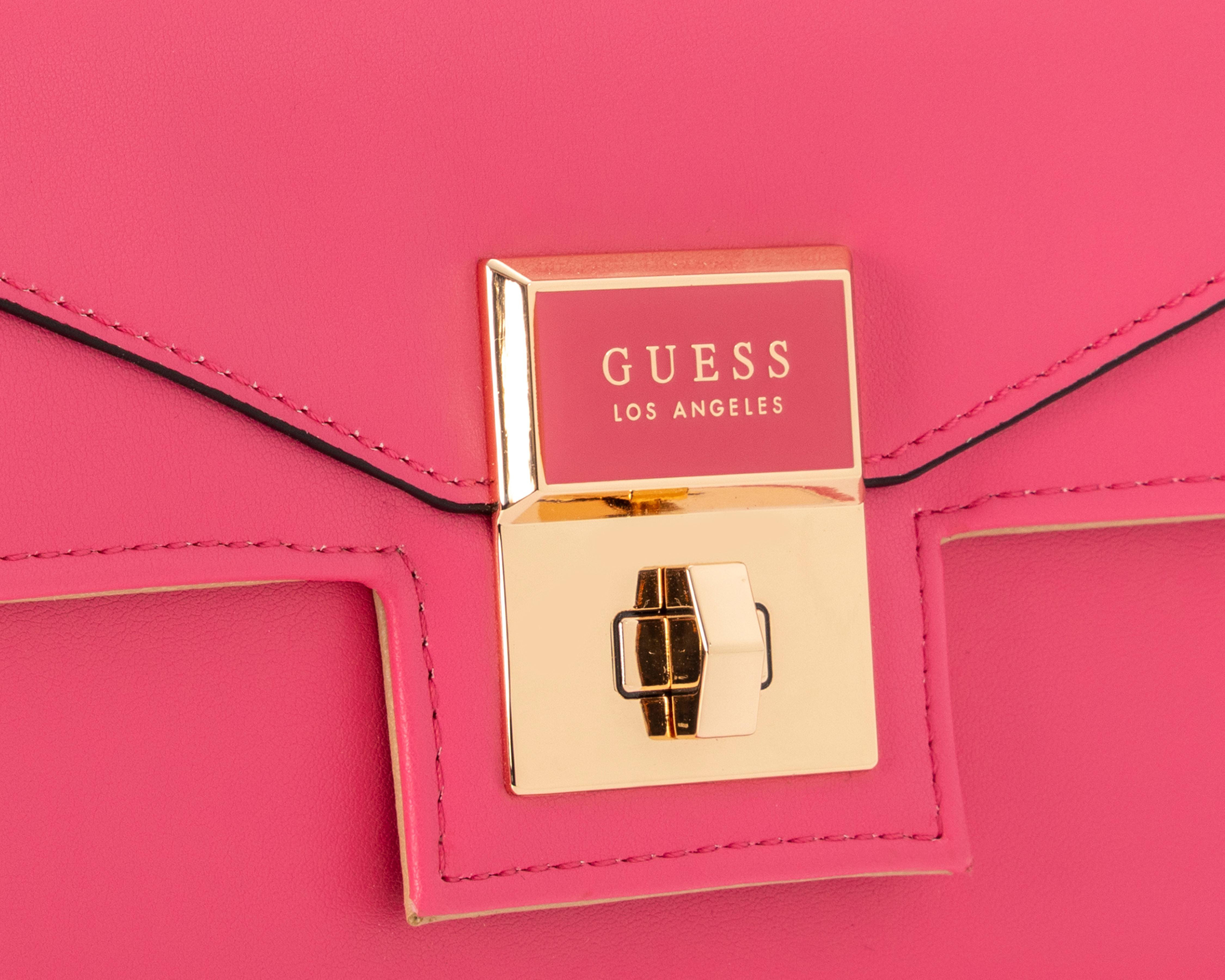 Foto 7 pulgar | Cartera para Mujer Guess Rosa