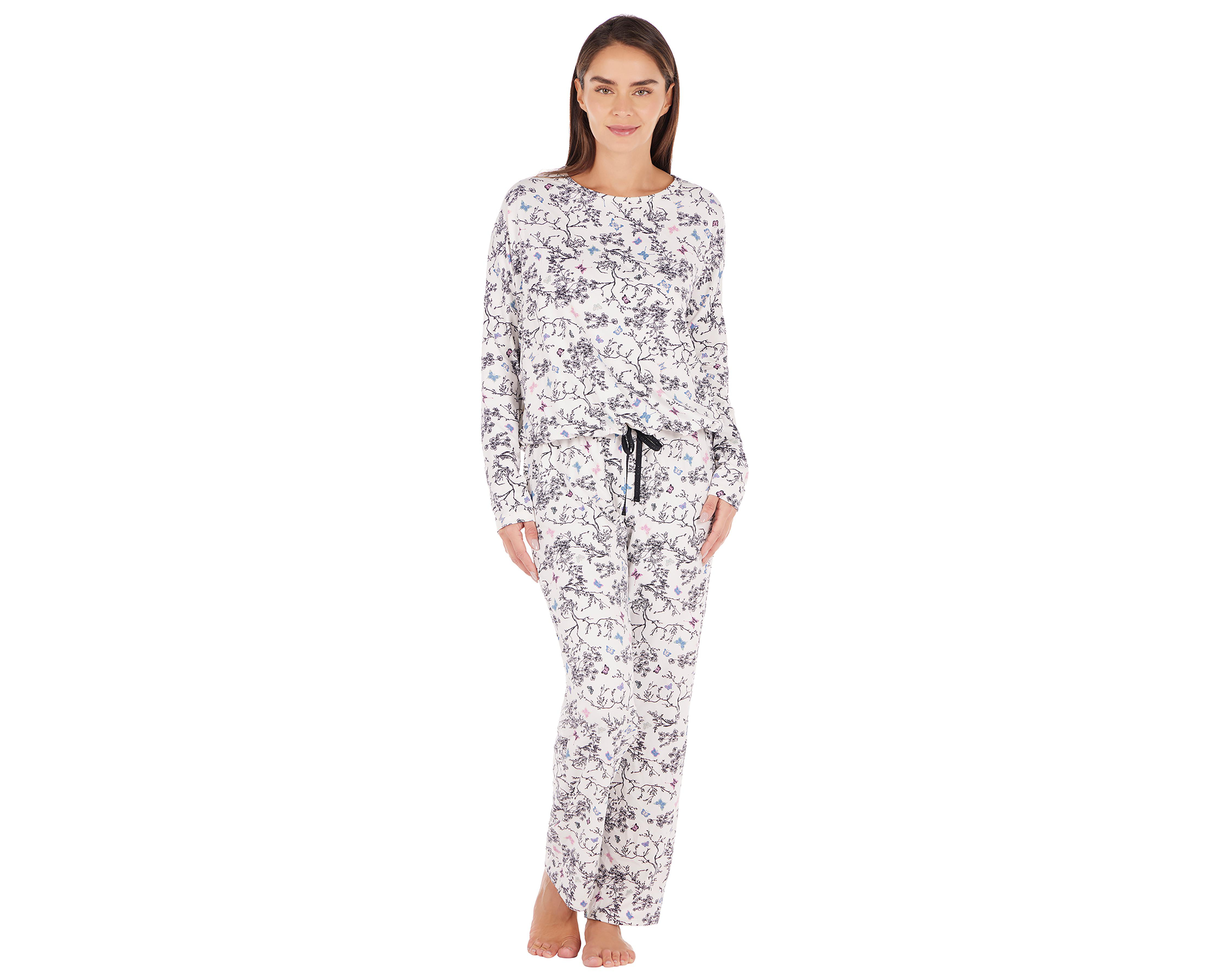 Foto 2 pulgar | Pijama Tops & Bottoms para Mujer 2 Piezas