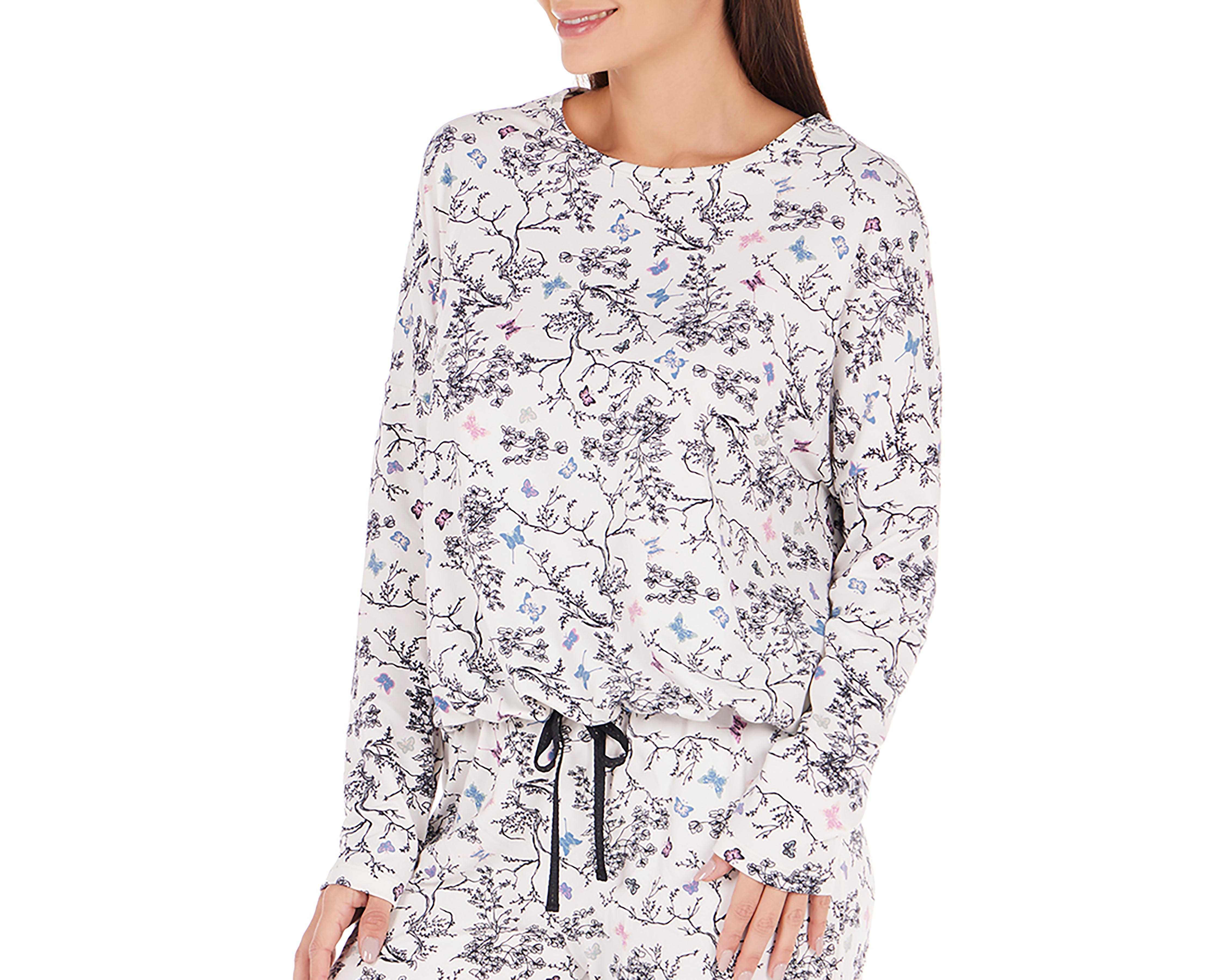 Foto 3 | Pijama Tops & Bottoms para Mujer 2 Piezas